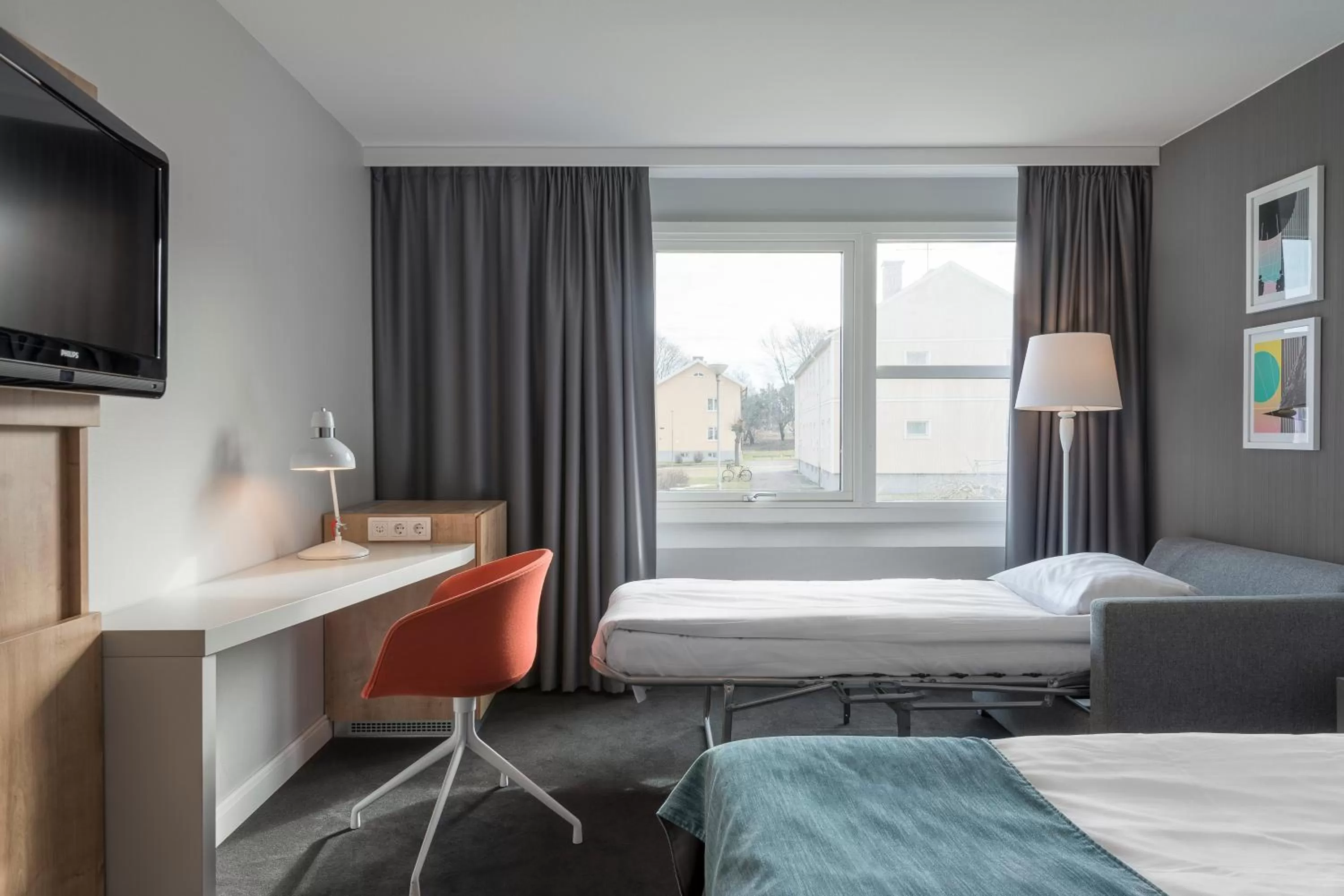 Bed in Quality Hotel Prisma