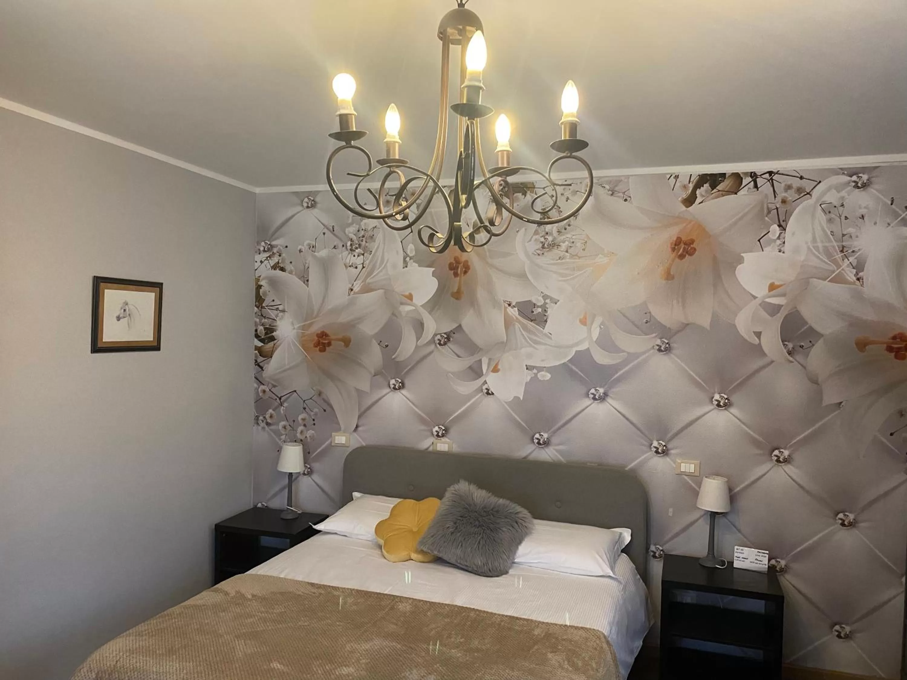 Bed in La Casa Di Campagna Sul Garda