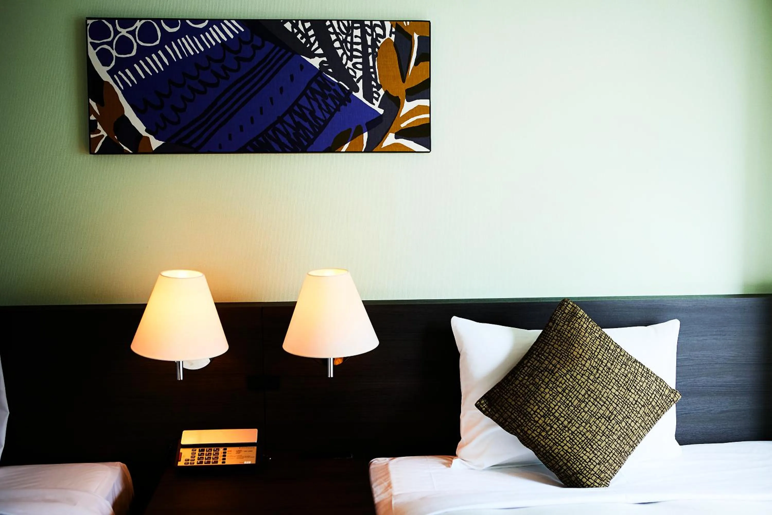 Bed in Ginza Grand Hotel