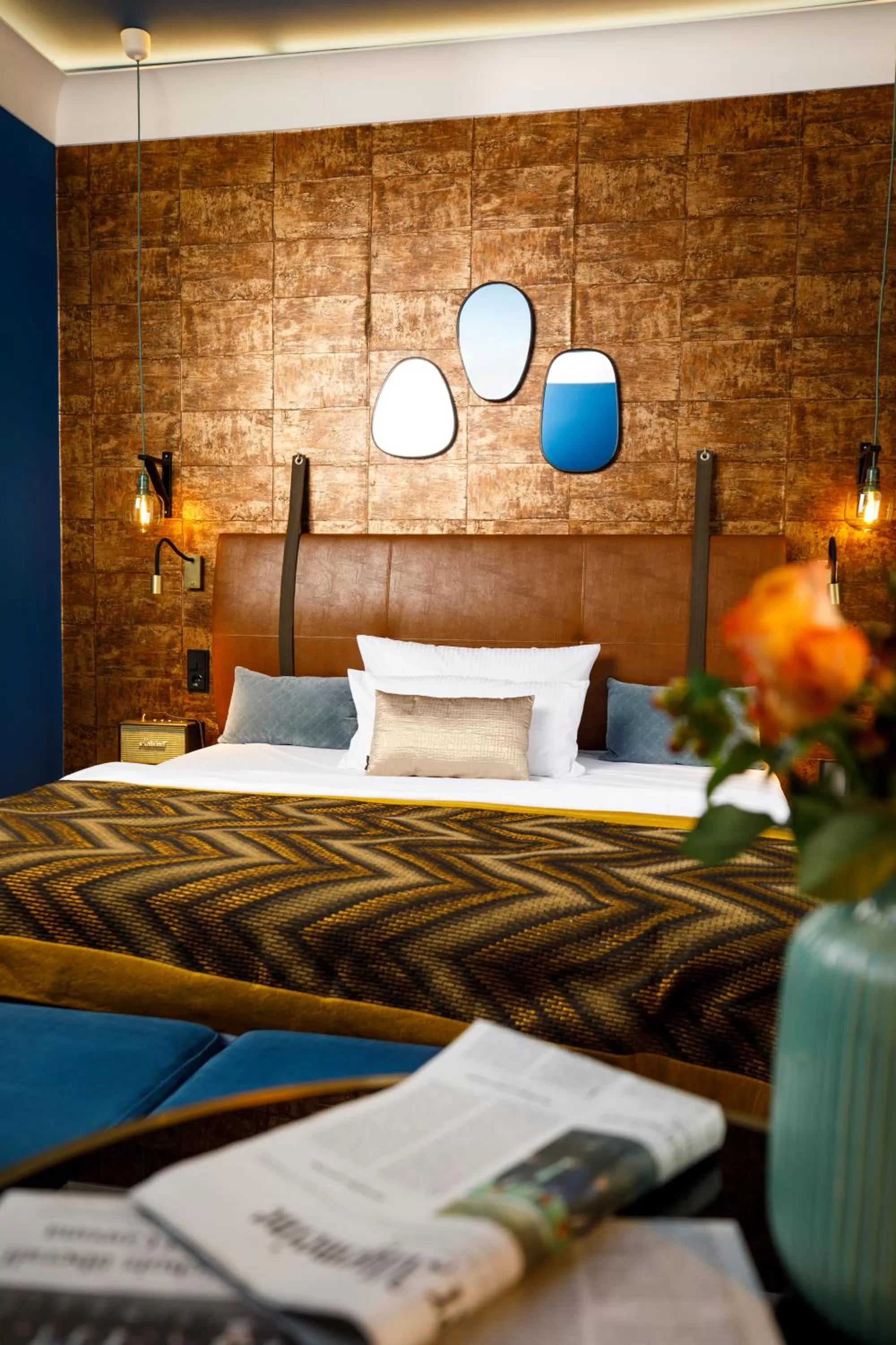 Photo of the whole room, Bed in Boutique Hotel Poppenbütteler Hof