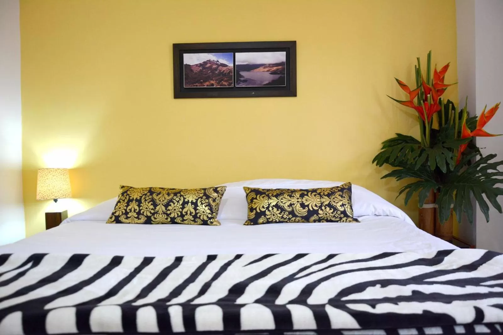 Bed in Cabañas Las Bifloras