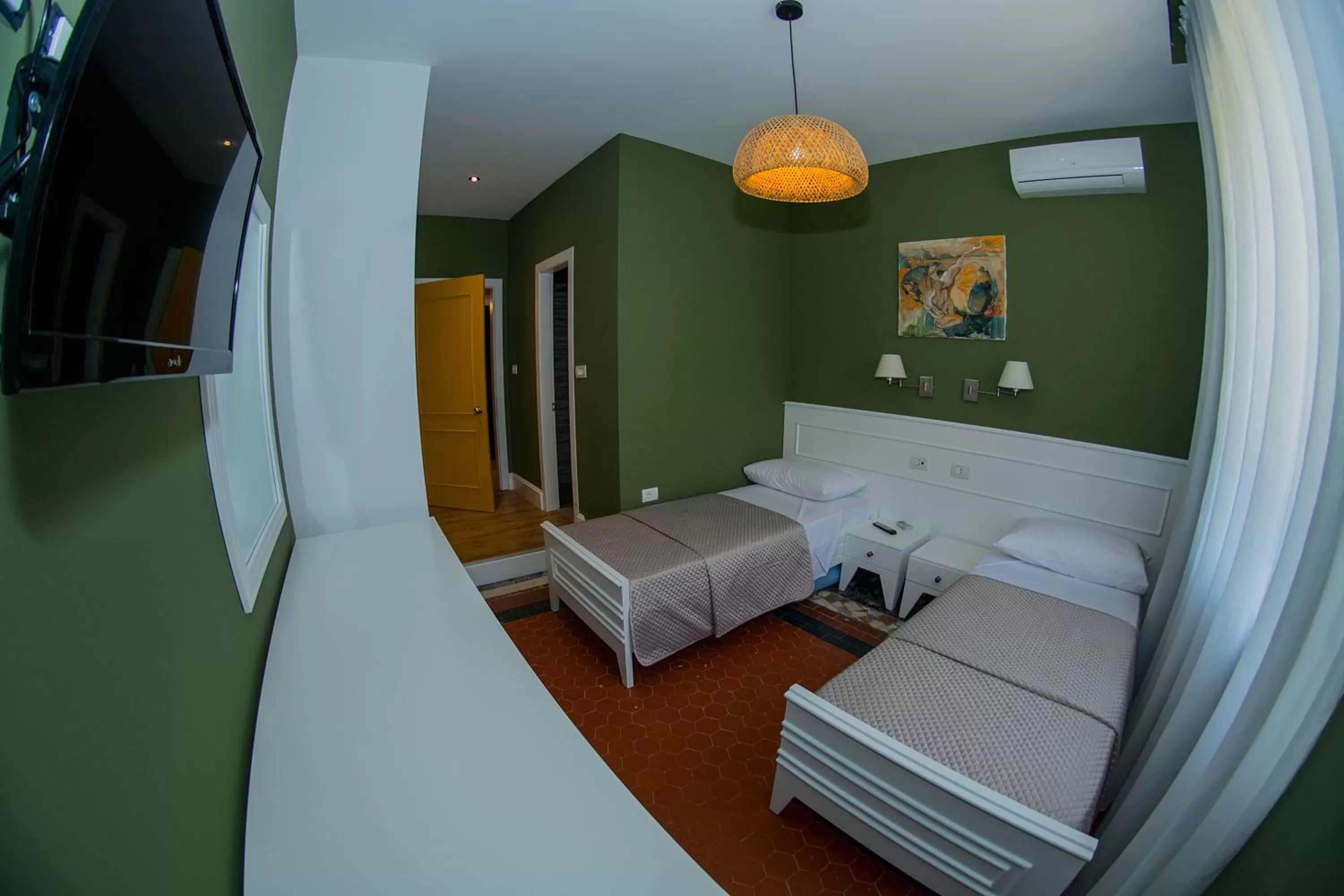 Photo of the whole room, Bed in Artistic Tirana Blloku