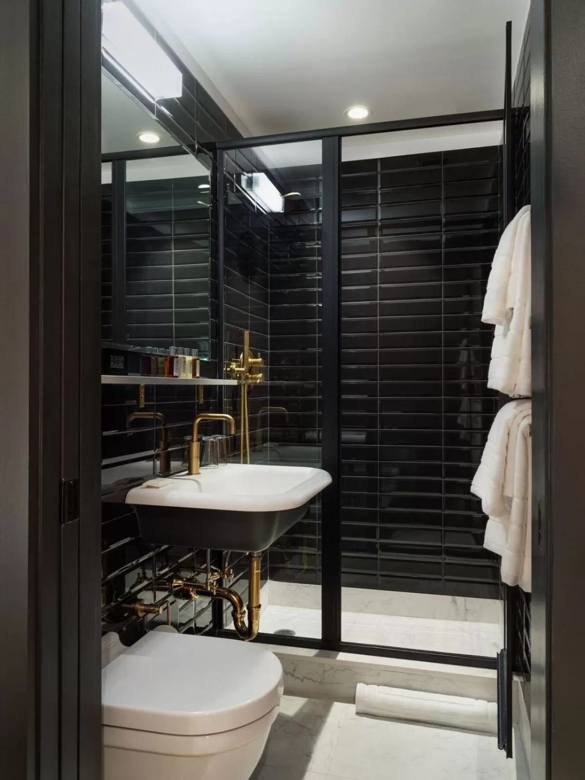 Bathroom in The Moore, New York City, a Member of Design Hotels