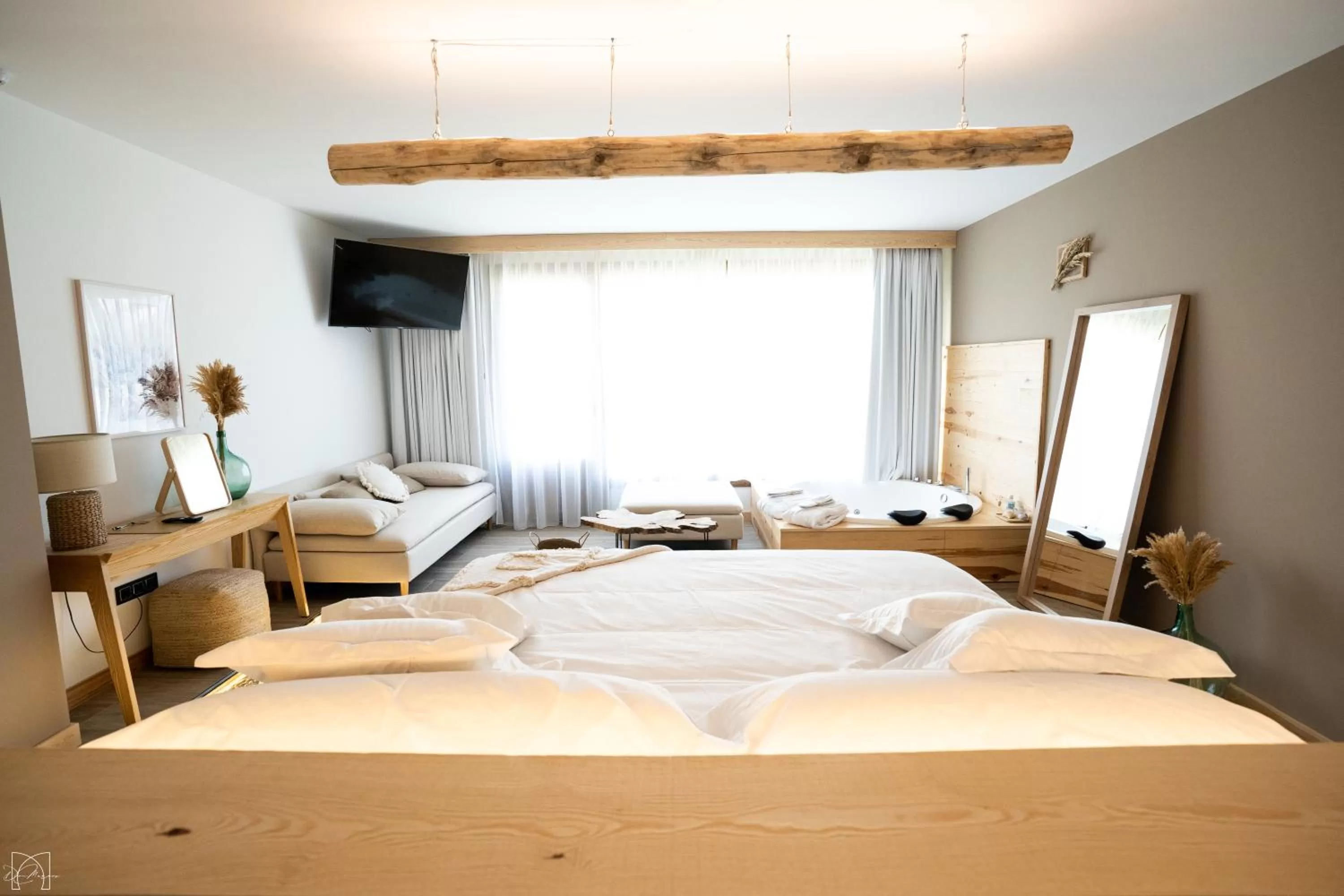 Bed in Hotel Don Marcos