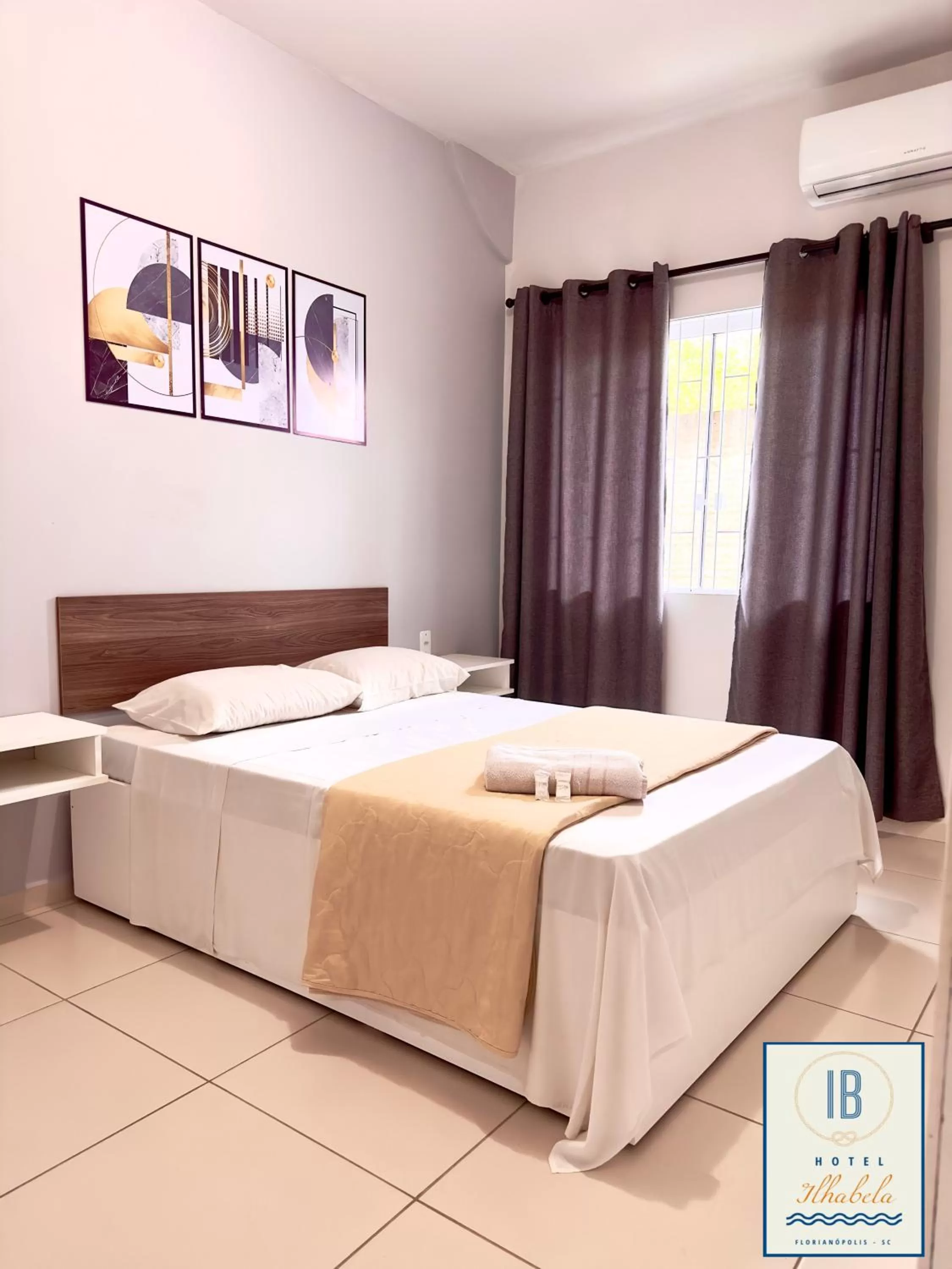Bed in Hotel Residencial Ilhabela