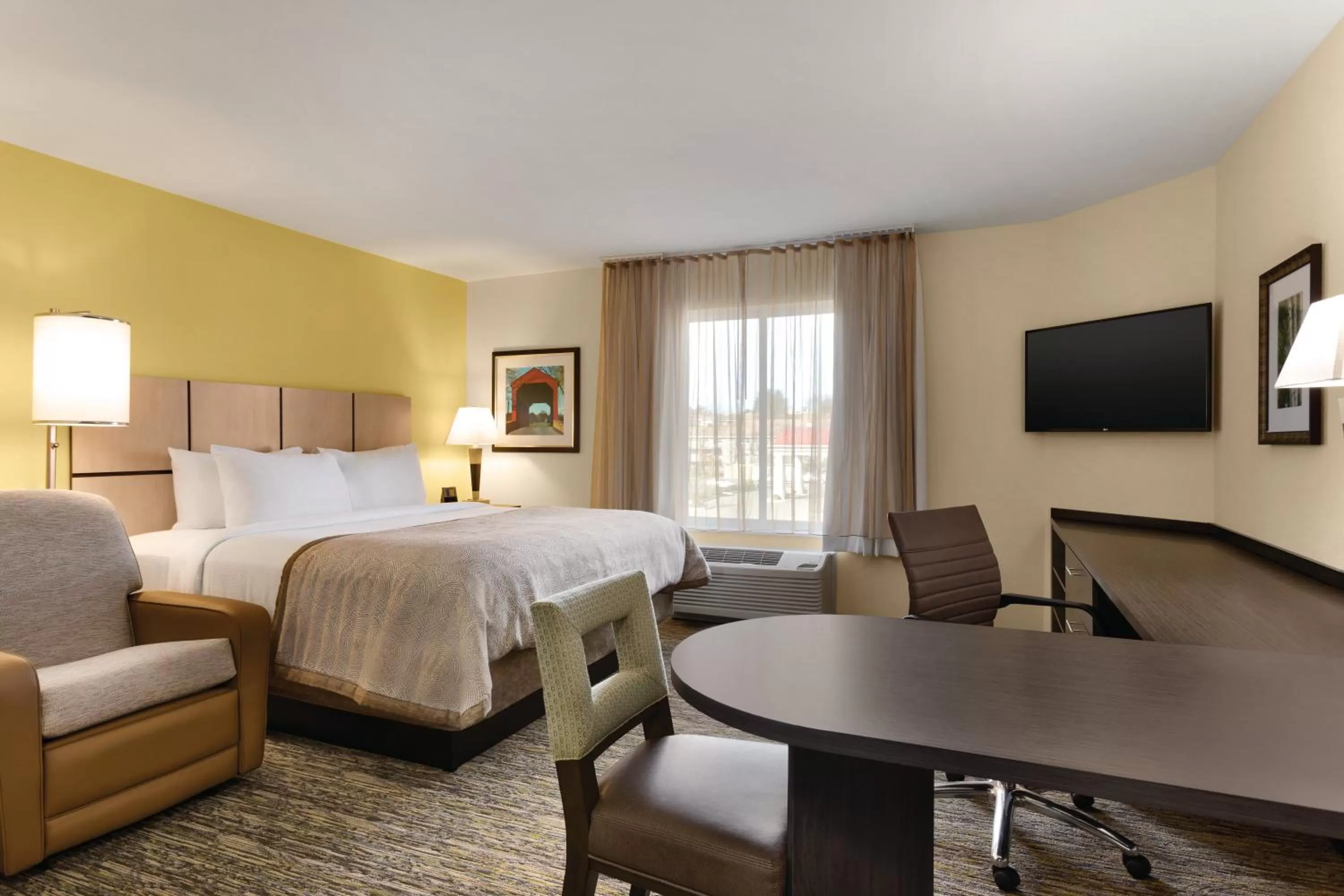 Photo of the whole room, Bed in Candlewood Suites Vestal - Binghamton by IHG