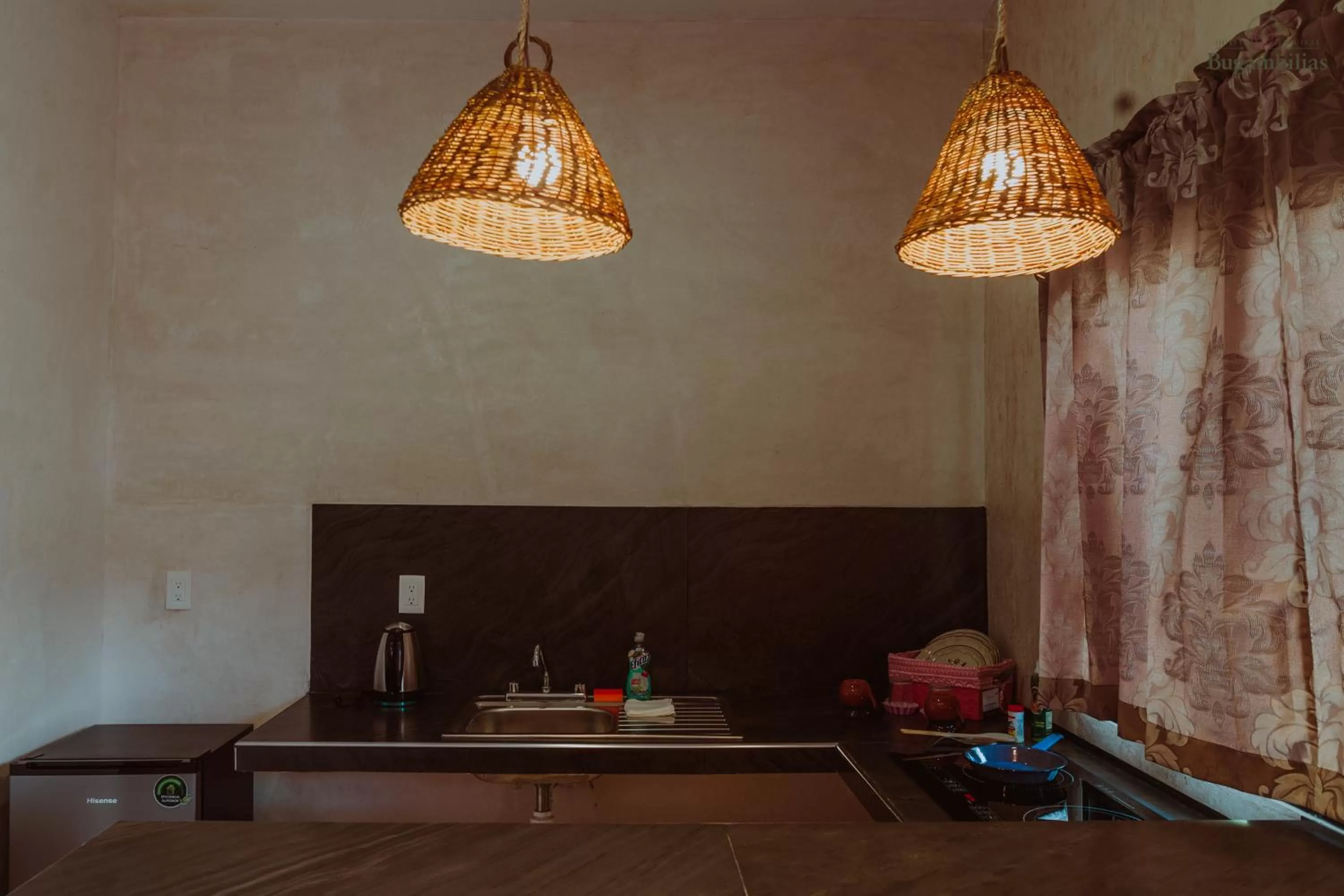 Kitchen or kitchenette, Kitchen/Kitchenette in Hotel Boutique Bugambilias