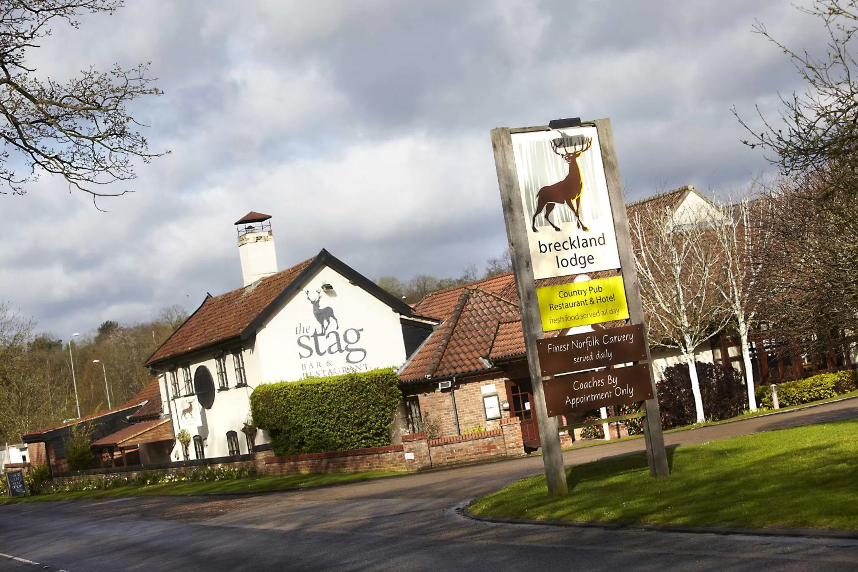 Facade/entrance in Breckland Lodge