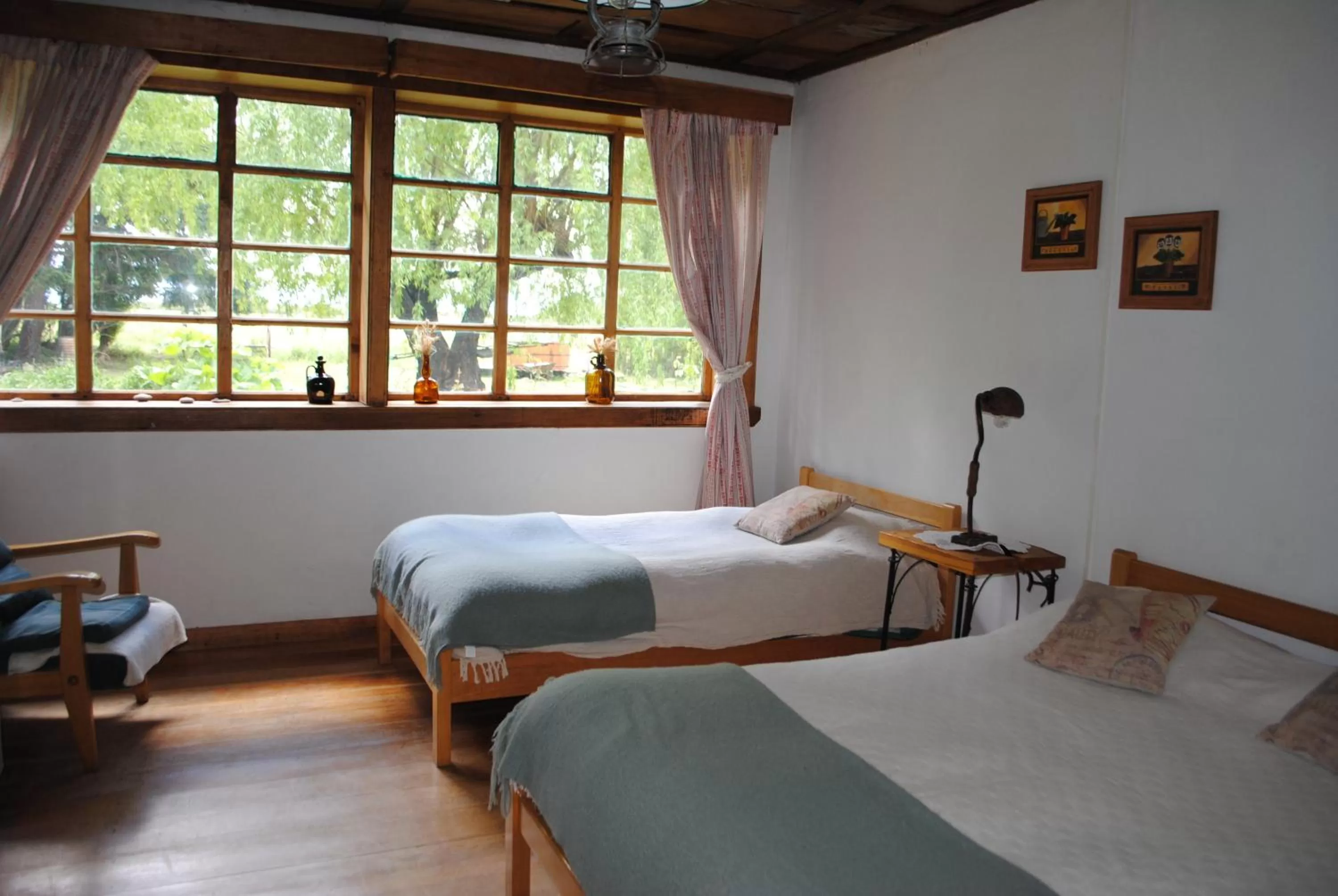 Decorative detail, Bed in Hostería de la Patagonia