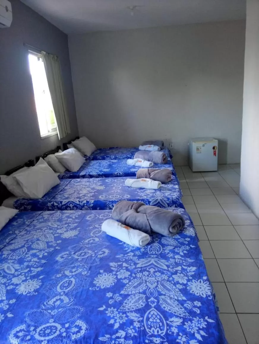 Bed in Pousada Atlantico Centro - Fortaleza