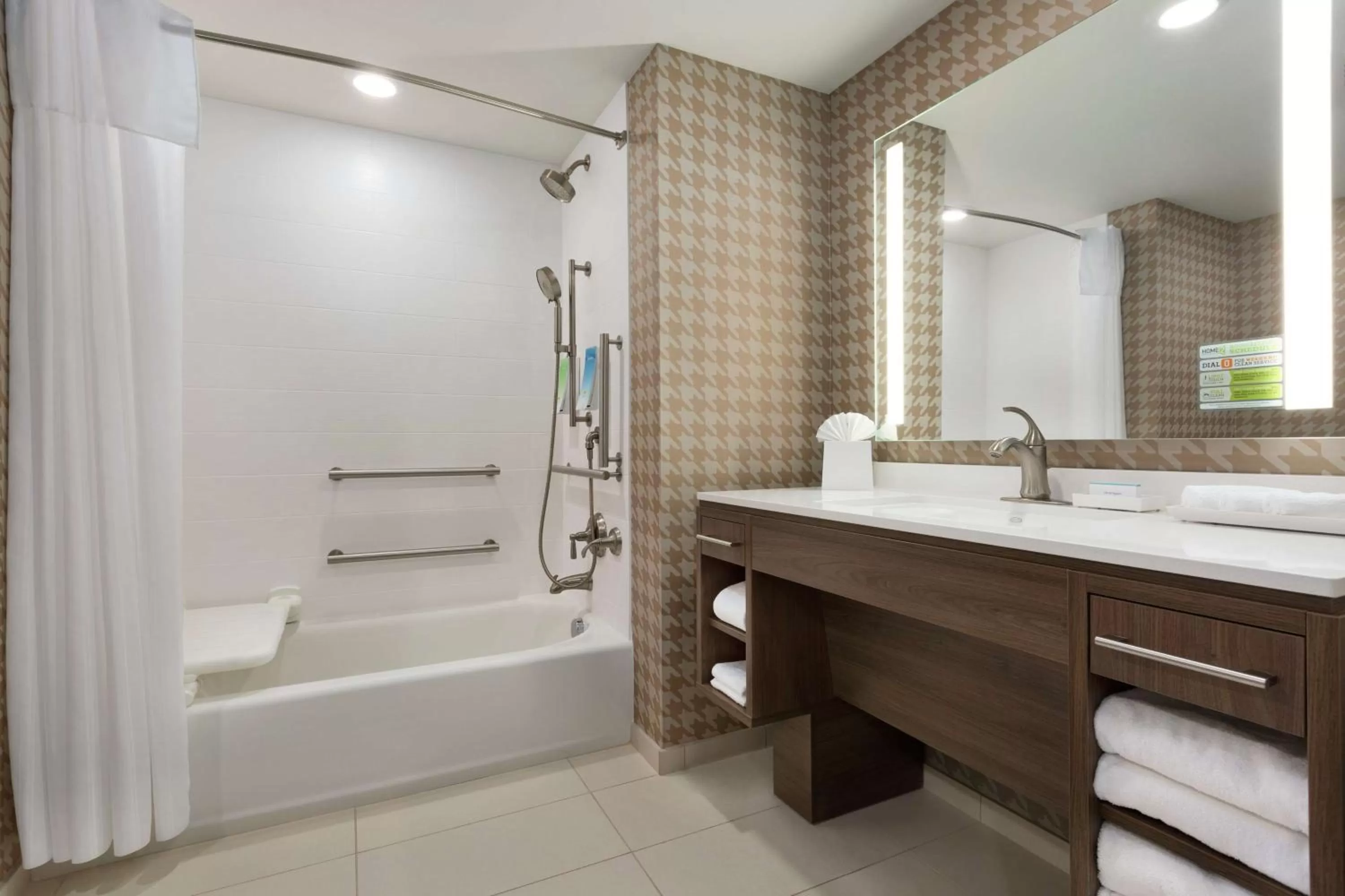 Bathroom in Home2 Suites By Hilton Portland Airport