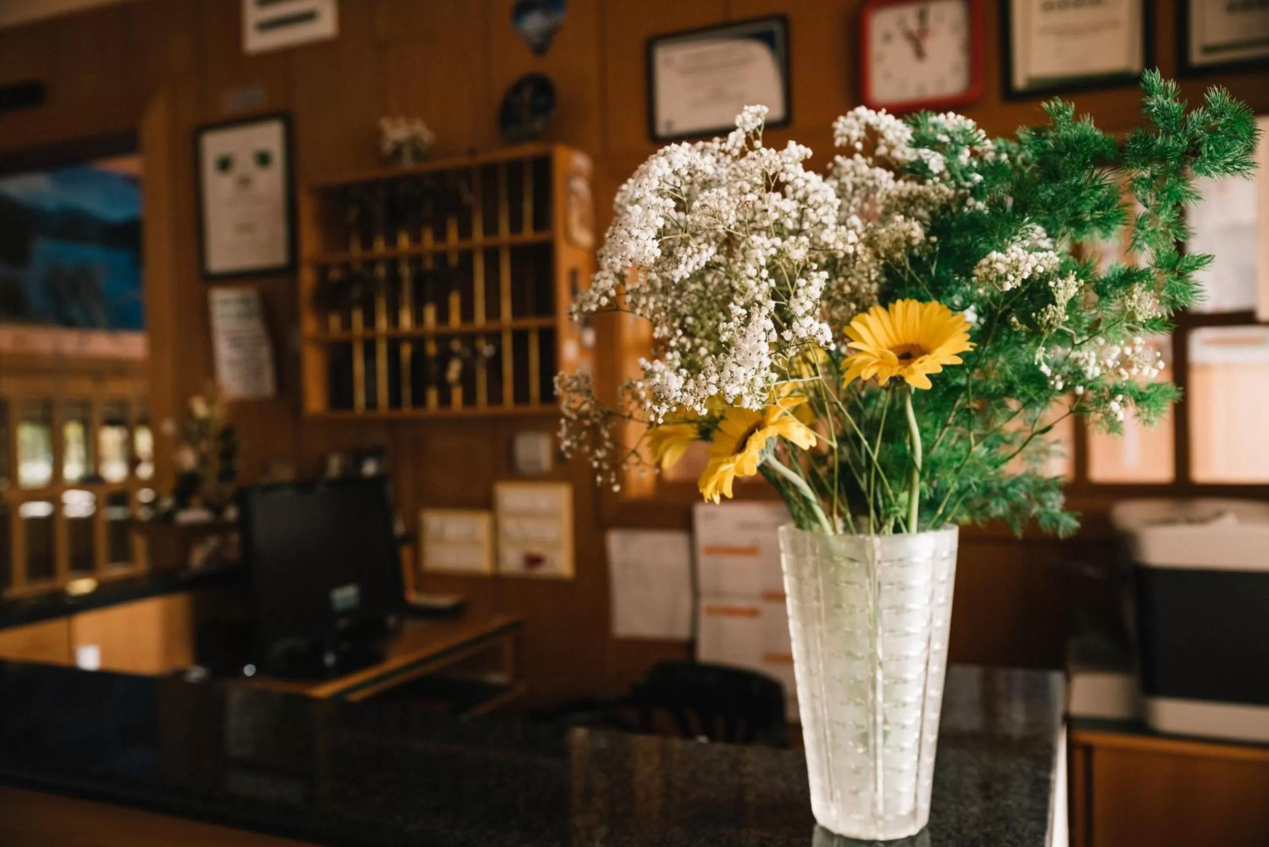 Lobby or reception in Hotel Nilde