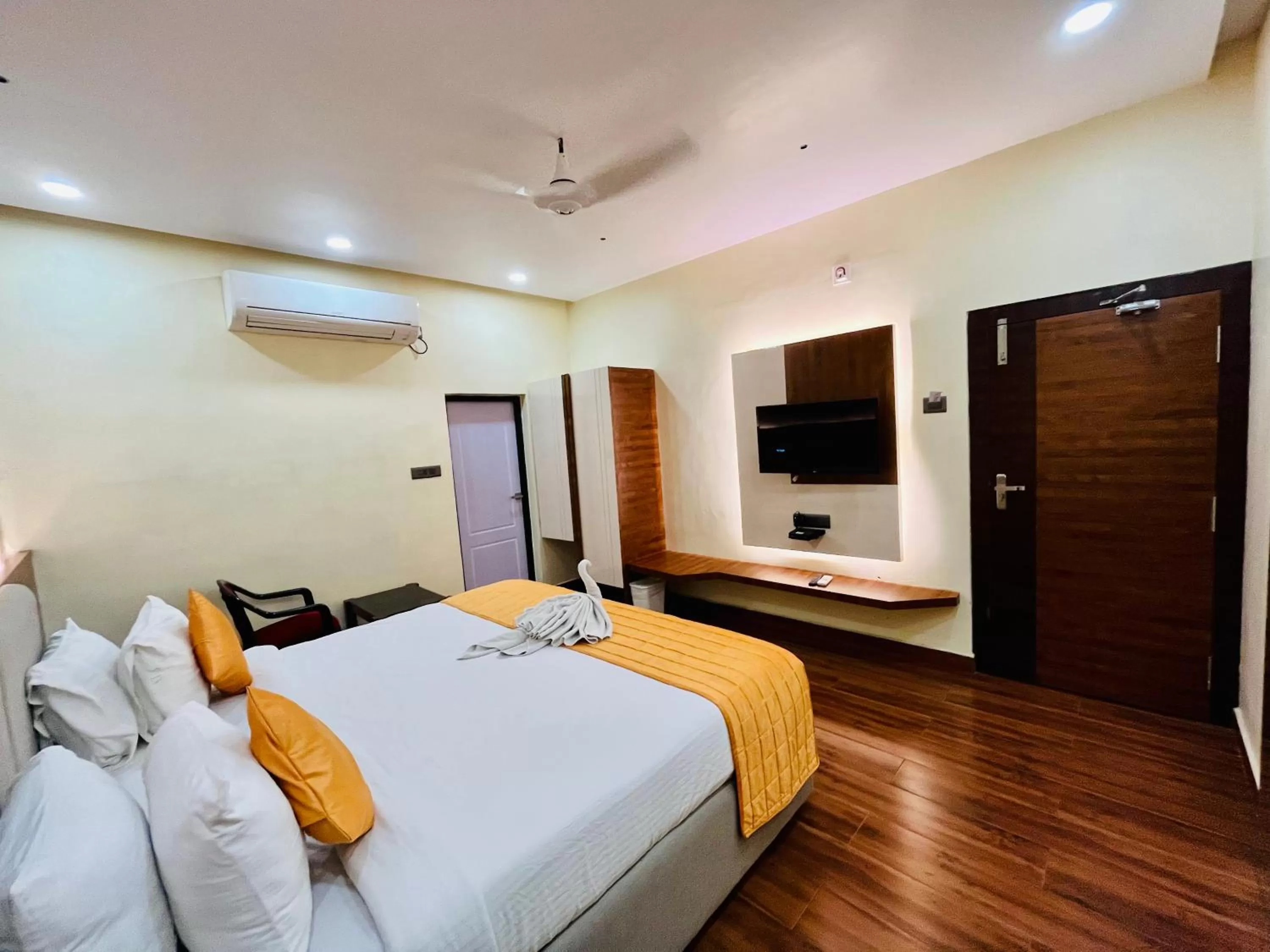 Bed in Shankar Bhavan By Vinayak Hotels