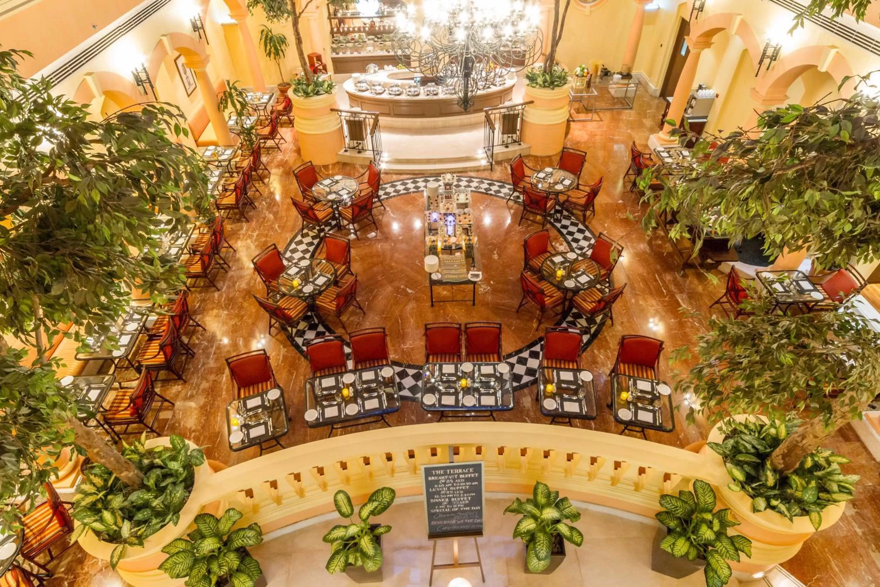 Dining area, Bird's-eye View in Grand Excelsior Hotel Deira