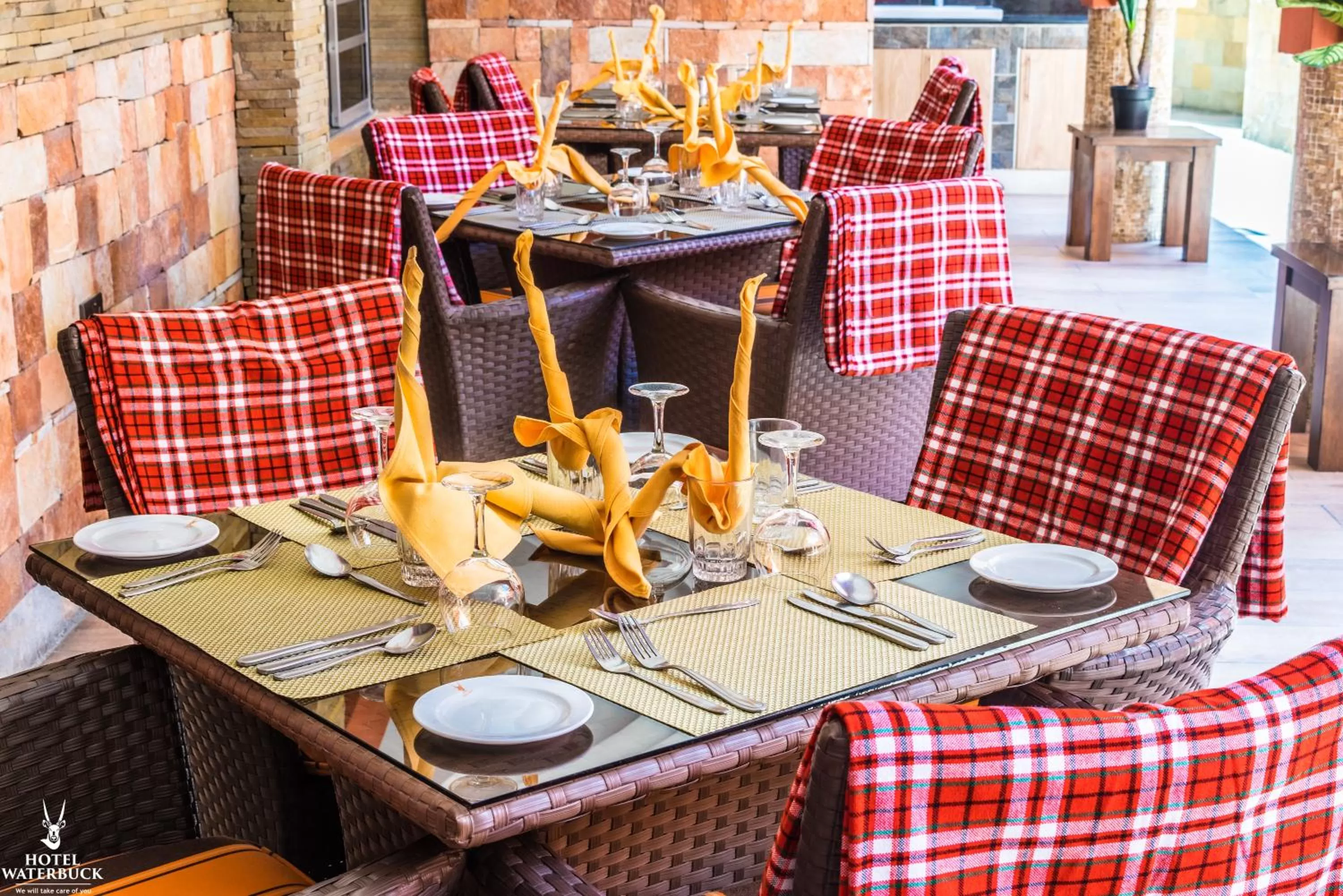 Seating area, Restaurant/Places to Eat in Hotel Waterbuck