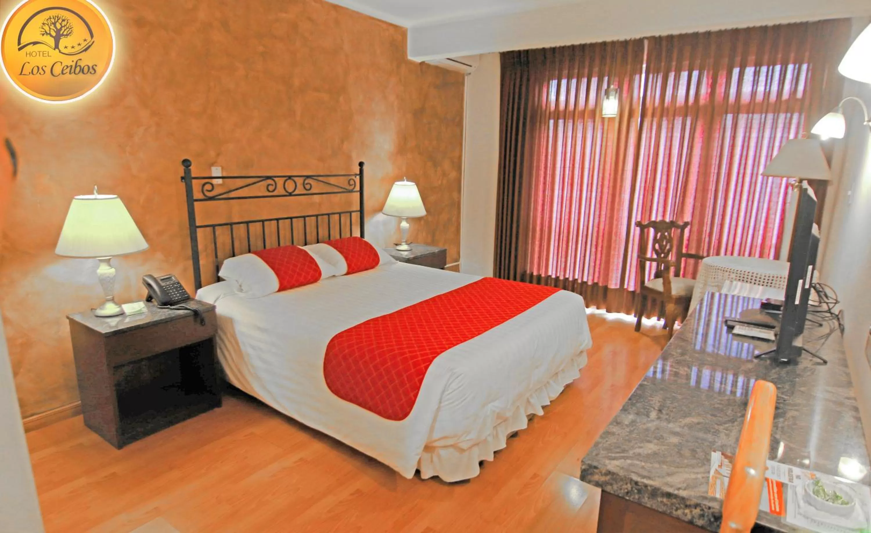 Bed in Hotel Los Ceibos