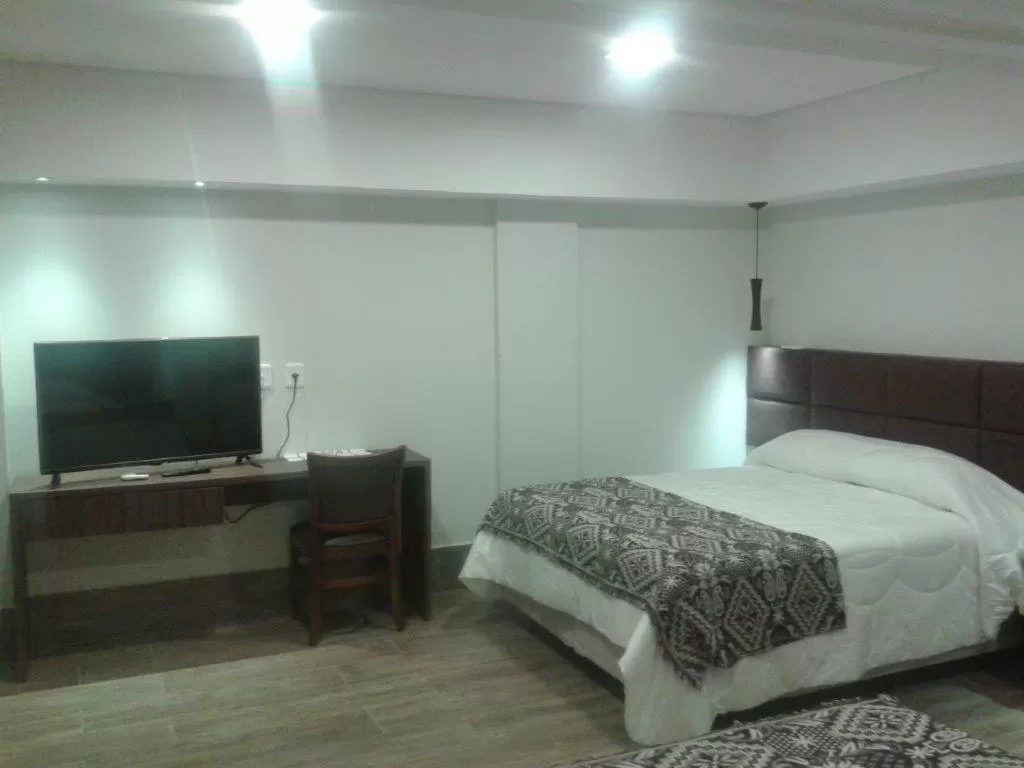 Bed in Hotel Leiria