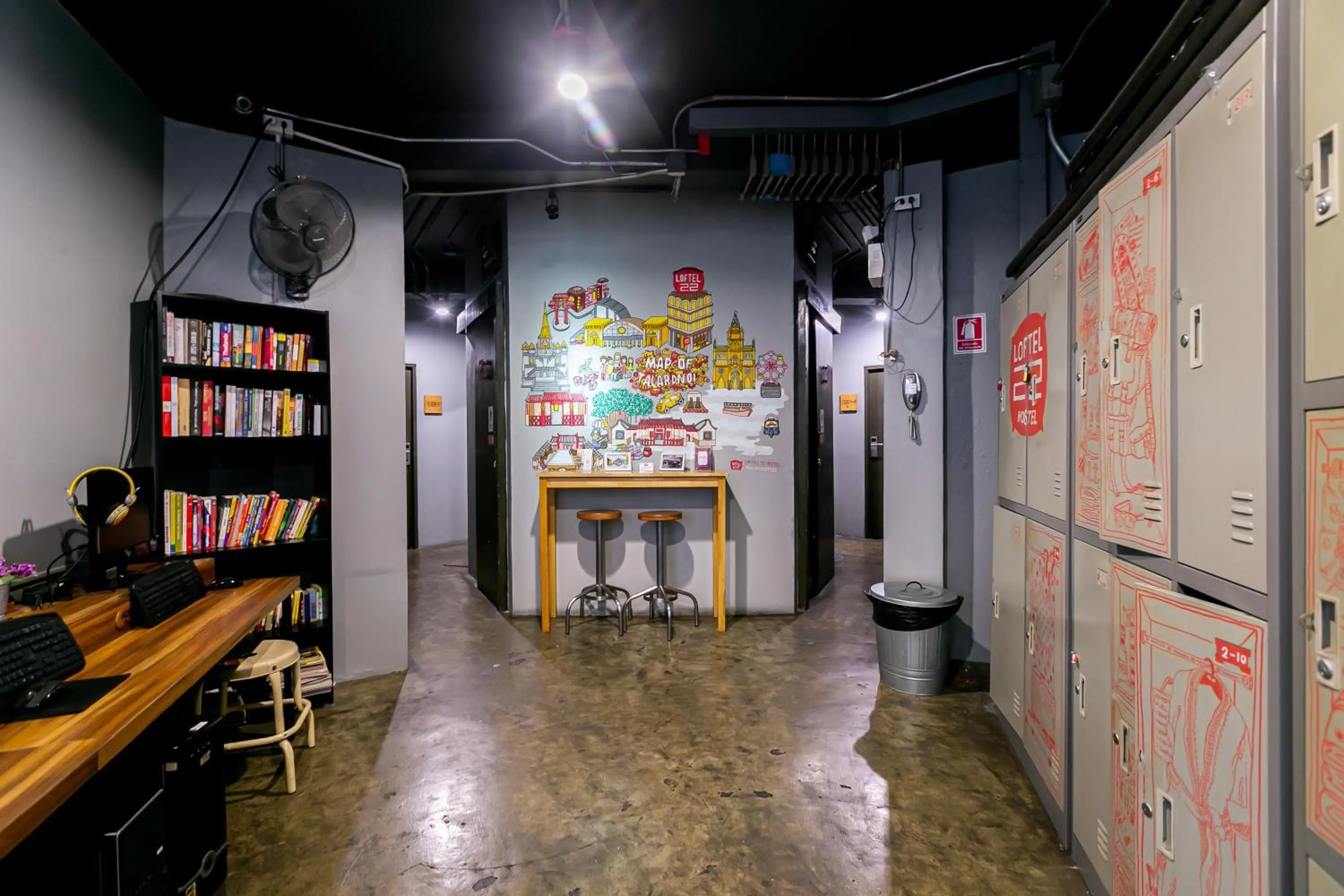 Area and facilities in Loftel 22 Hostel