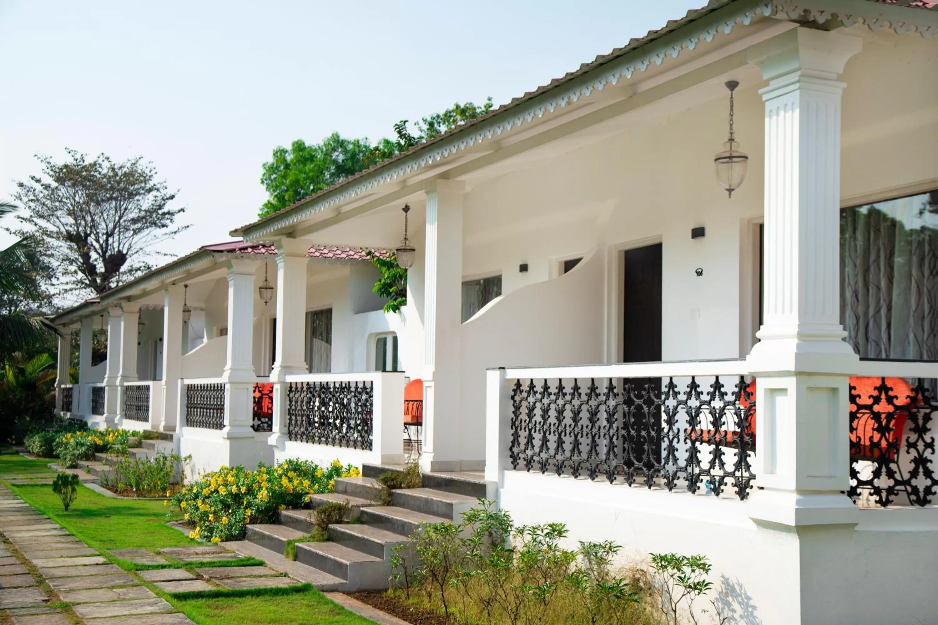 Property building in Wild Berry Resort Agonda