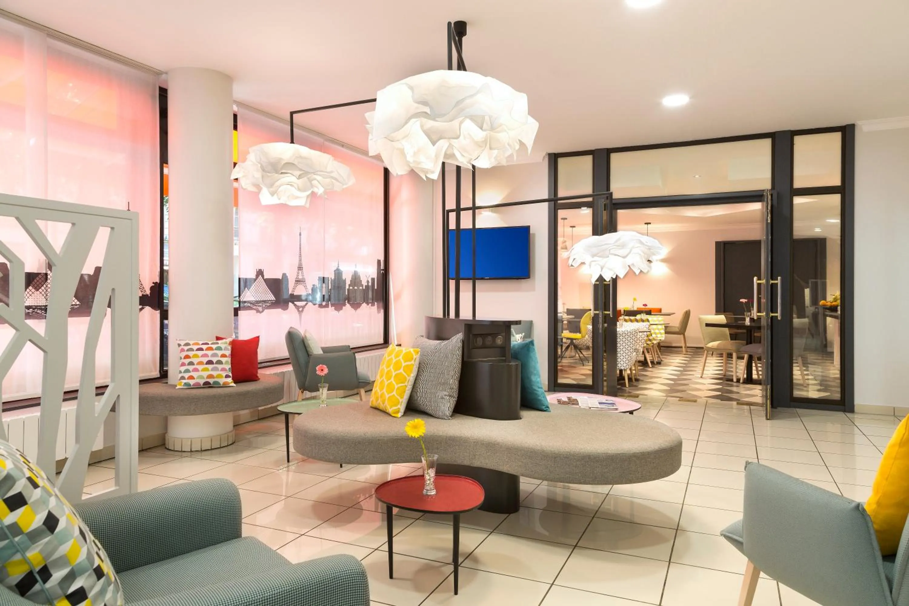 Lobby or reception in Citadines Bastille Gare de Lyon Paris