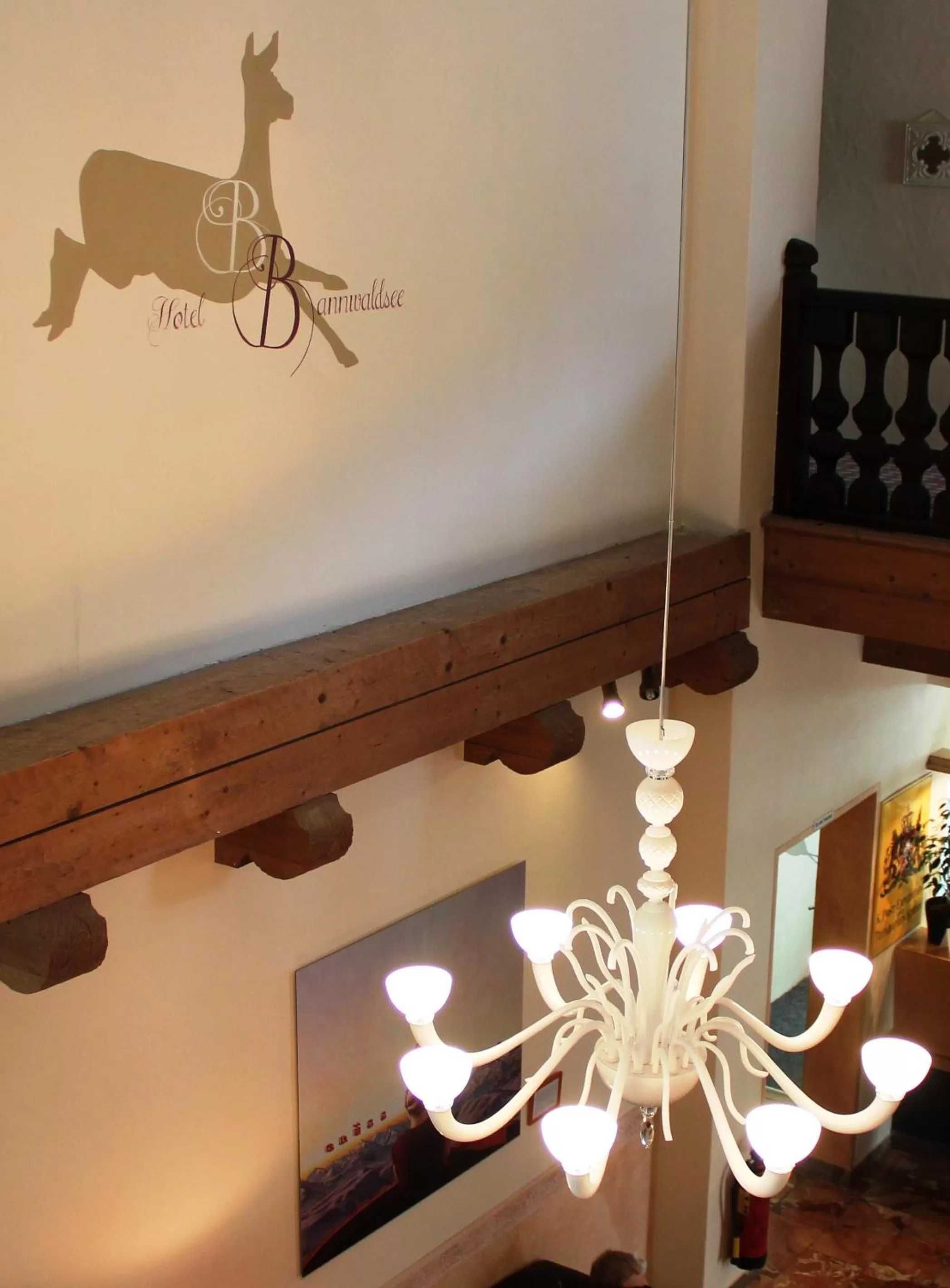 Decorative detail in Hotel Bannwaldsee