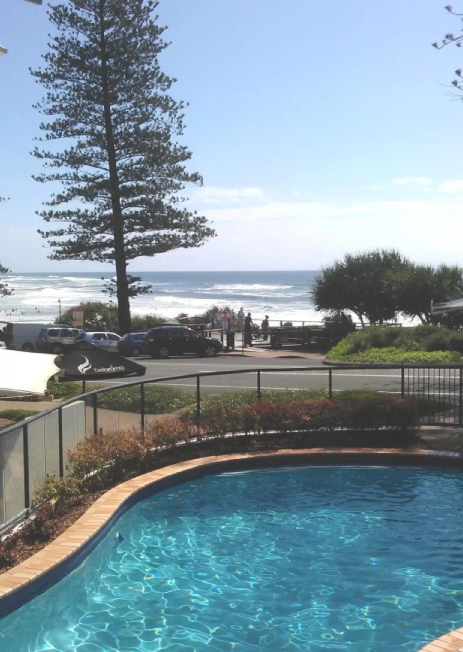 Pool view in The Beach Retreat Coolum