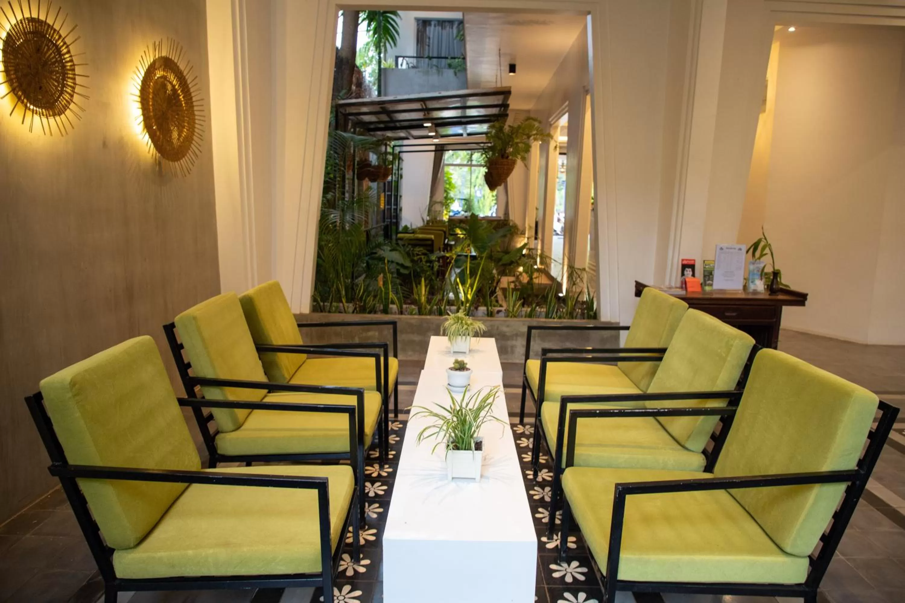 Seating area in Boutique Indochine d'Angkor