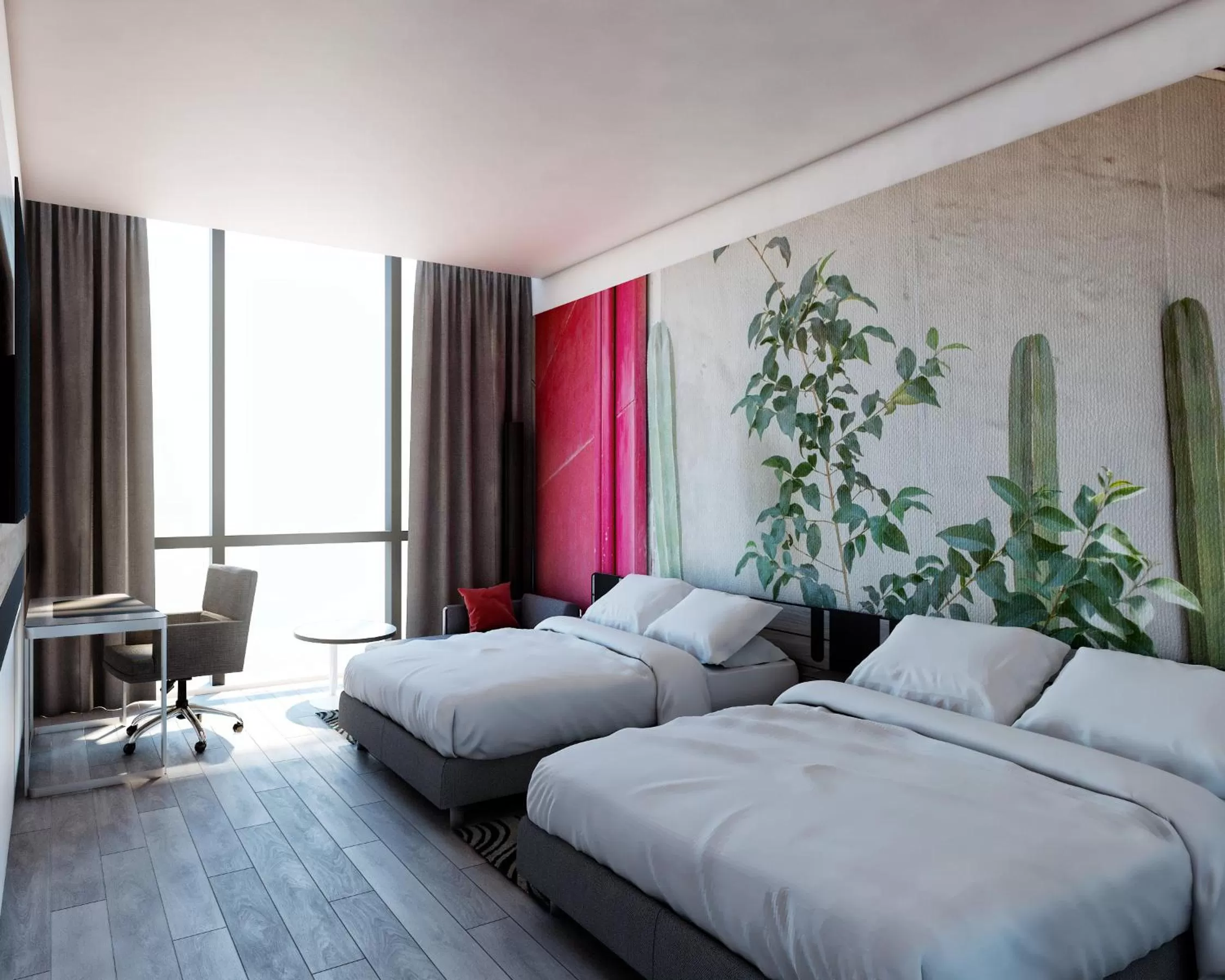 Bed in Novotel Mexico City Toreo