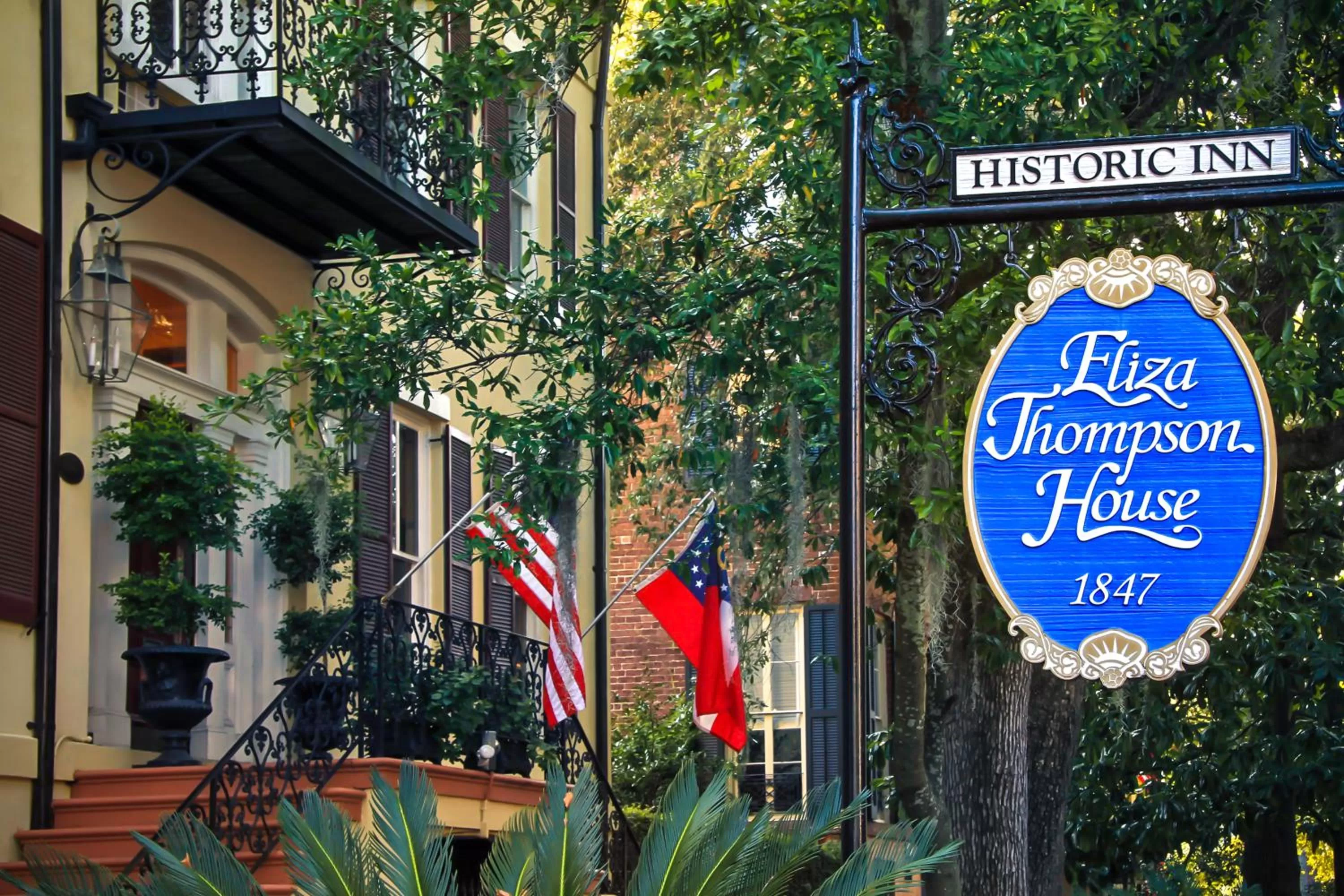 Facade/entrance in Eliza Thompson House, Historic Inns of Savannah Collection
