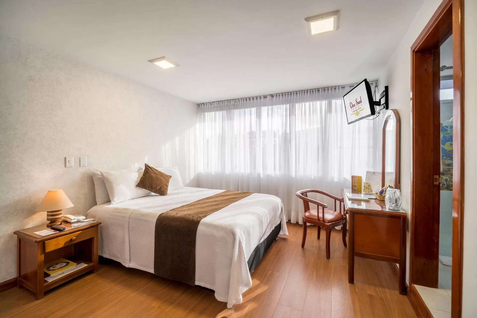 Bed in Hotel Don Saul