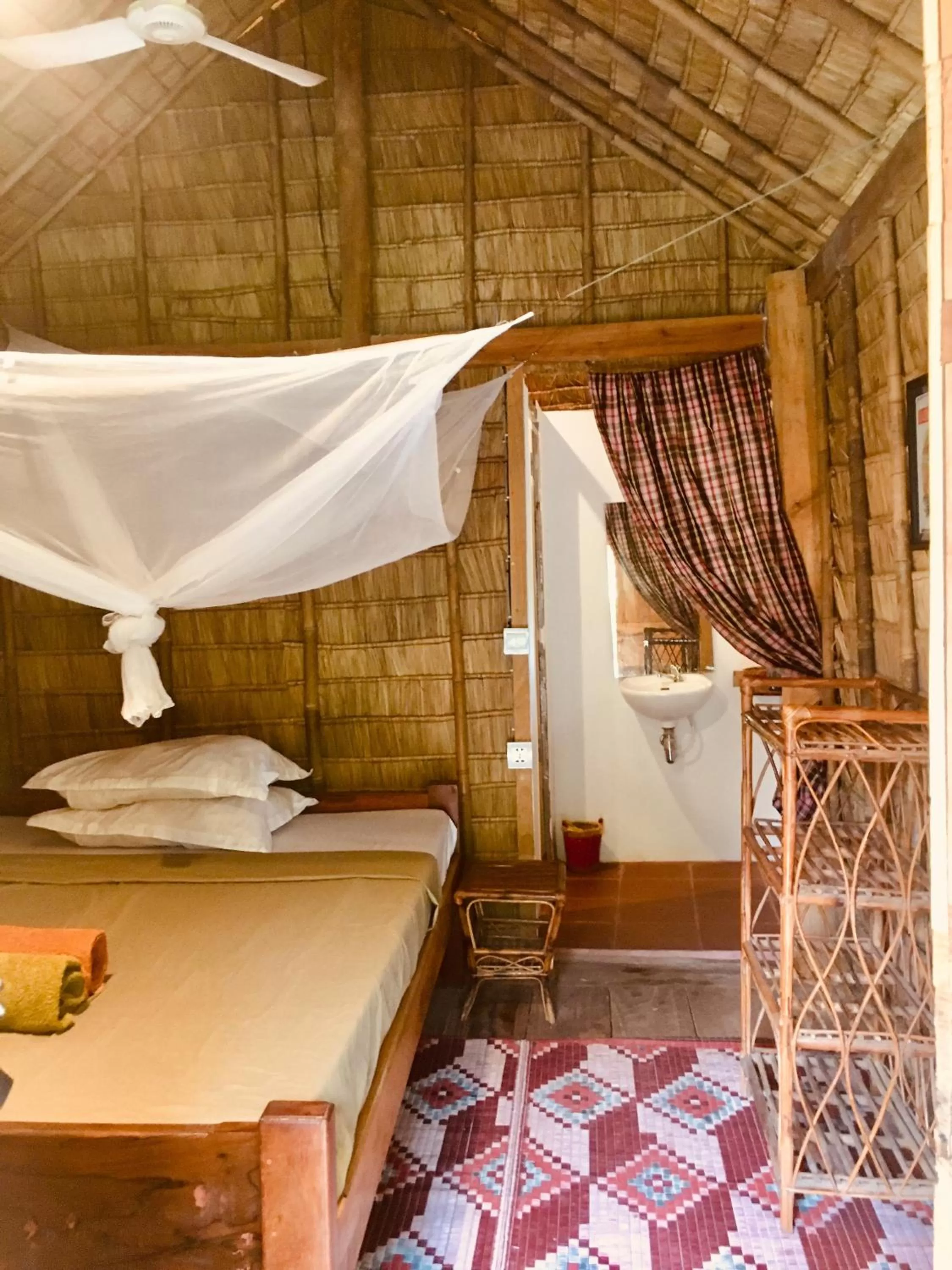 Bed in Kampot Cabana