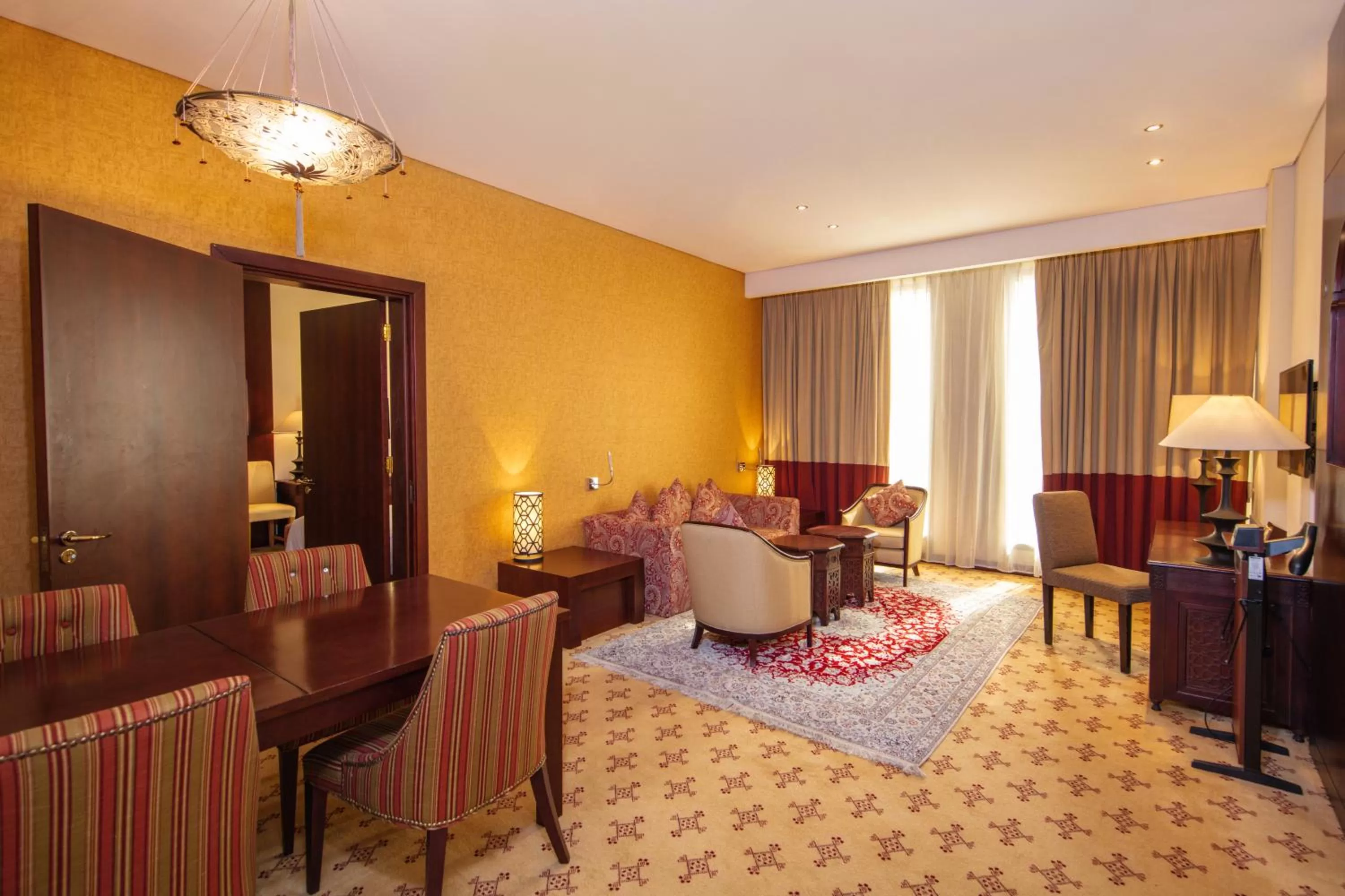 Living room in Radisson Blu Hotel, Doha