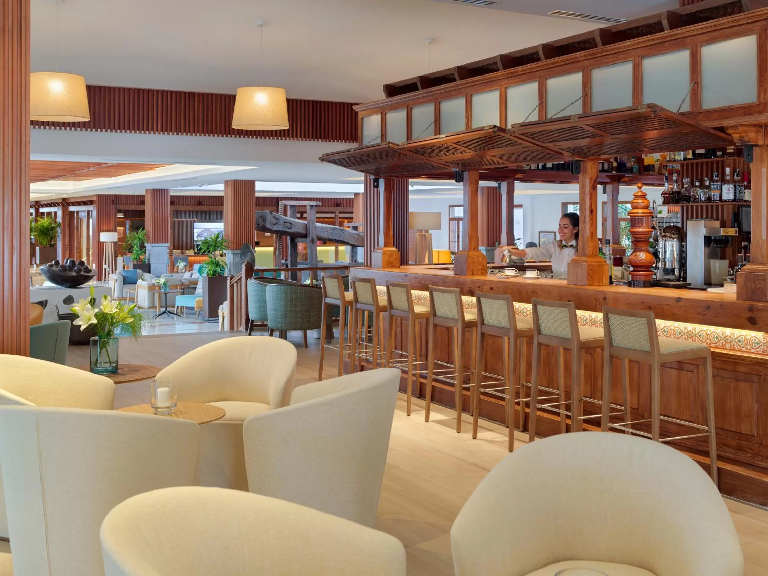 Lounge or bar in Hotel Jardín Tecina