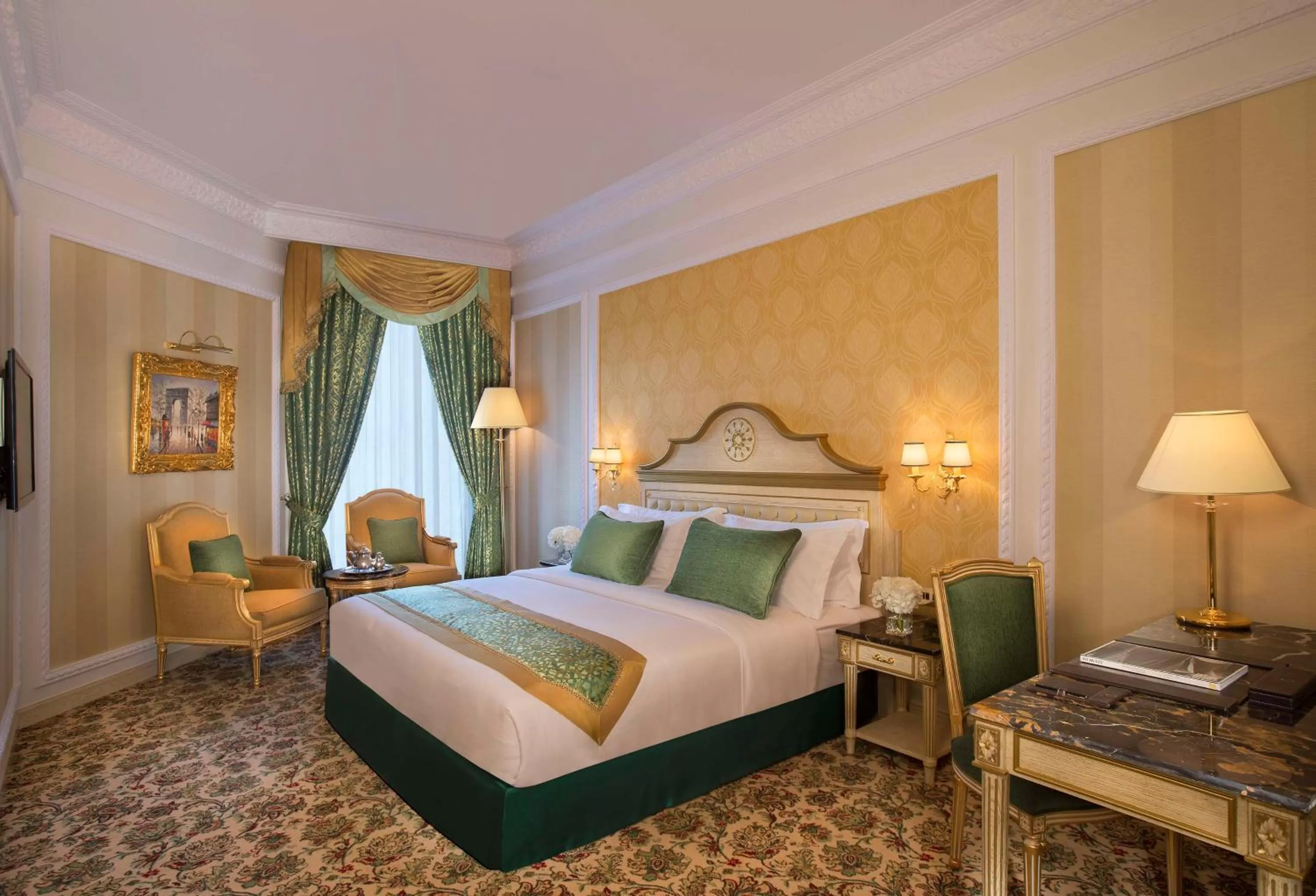 Bed in Royal Rose Abu Dhabi, a Curio Collection by Hilton Affiliated Hotel