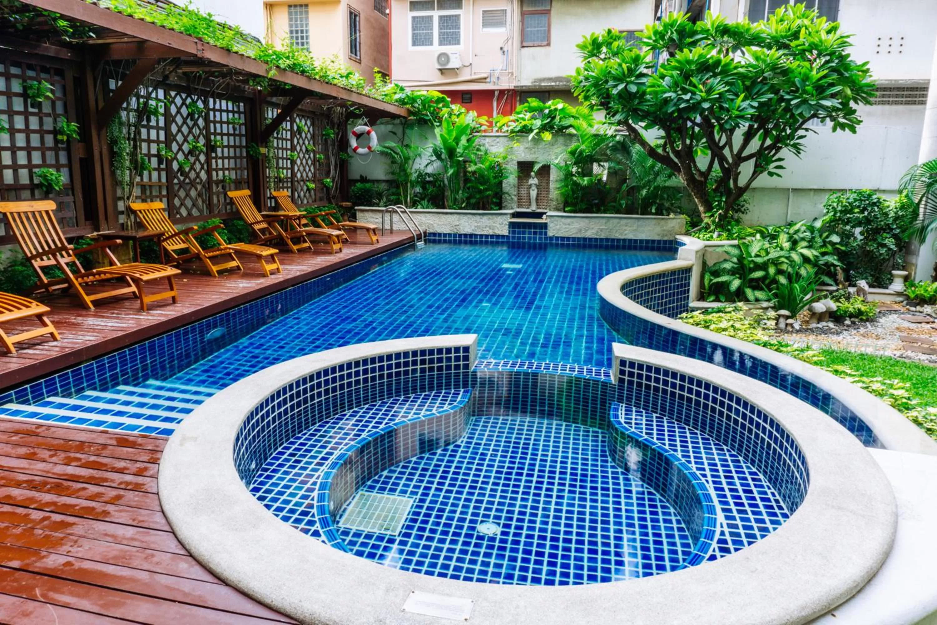 Swimming pool in Silom Serene A Boutique Hotel