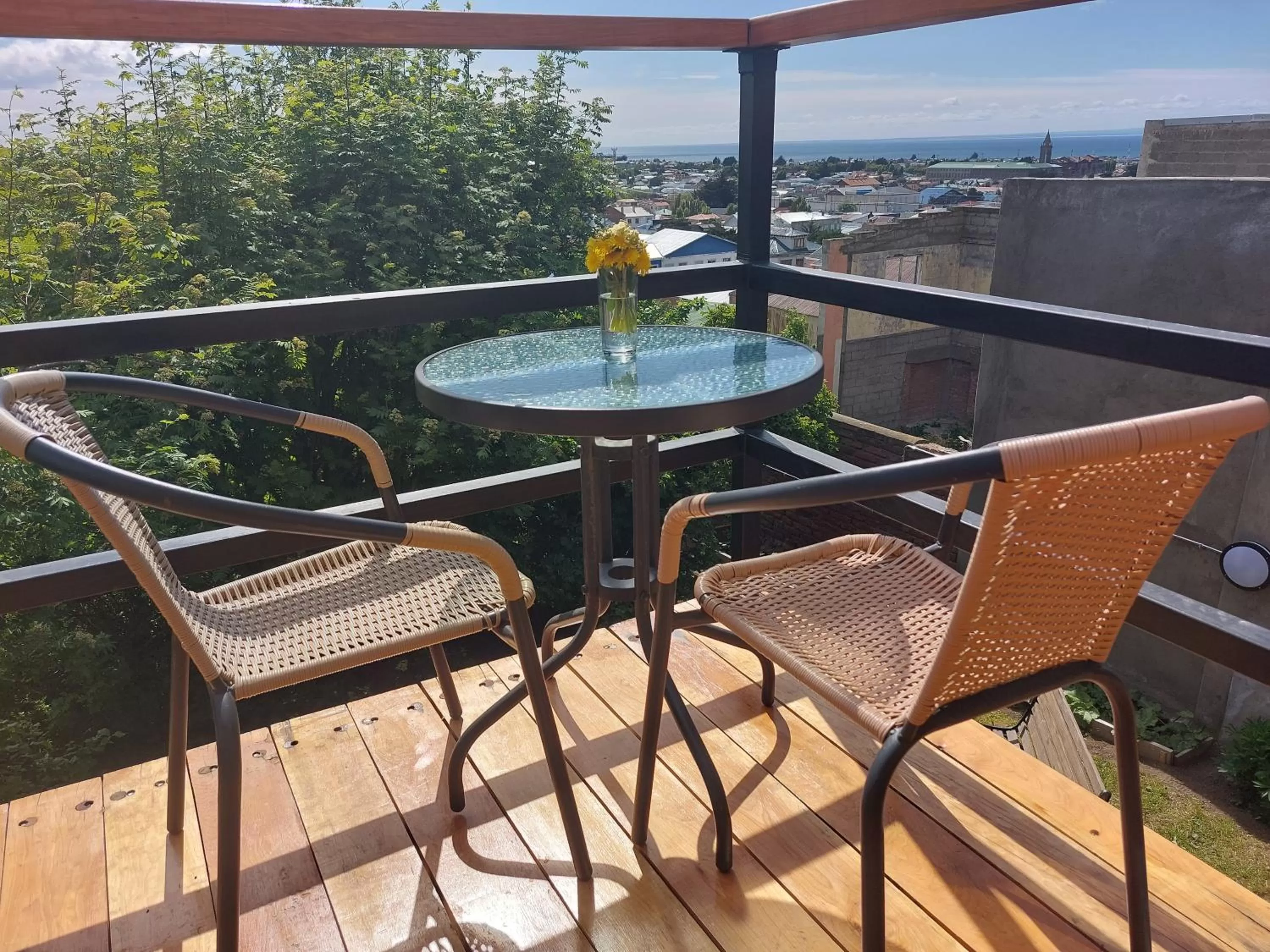 Patio in Hostal Buenavista Patagonia