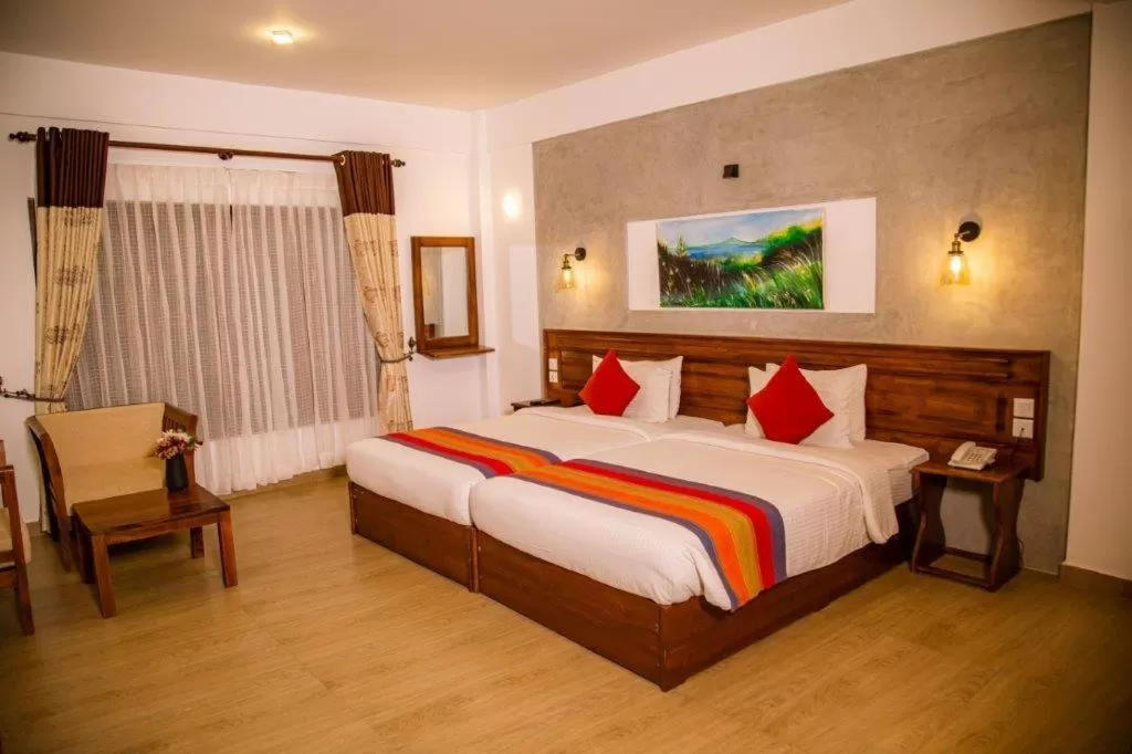 Bed in Seasons Villa - Nuwara Eliya
