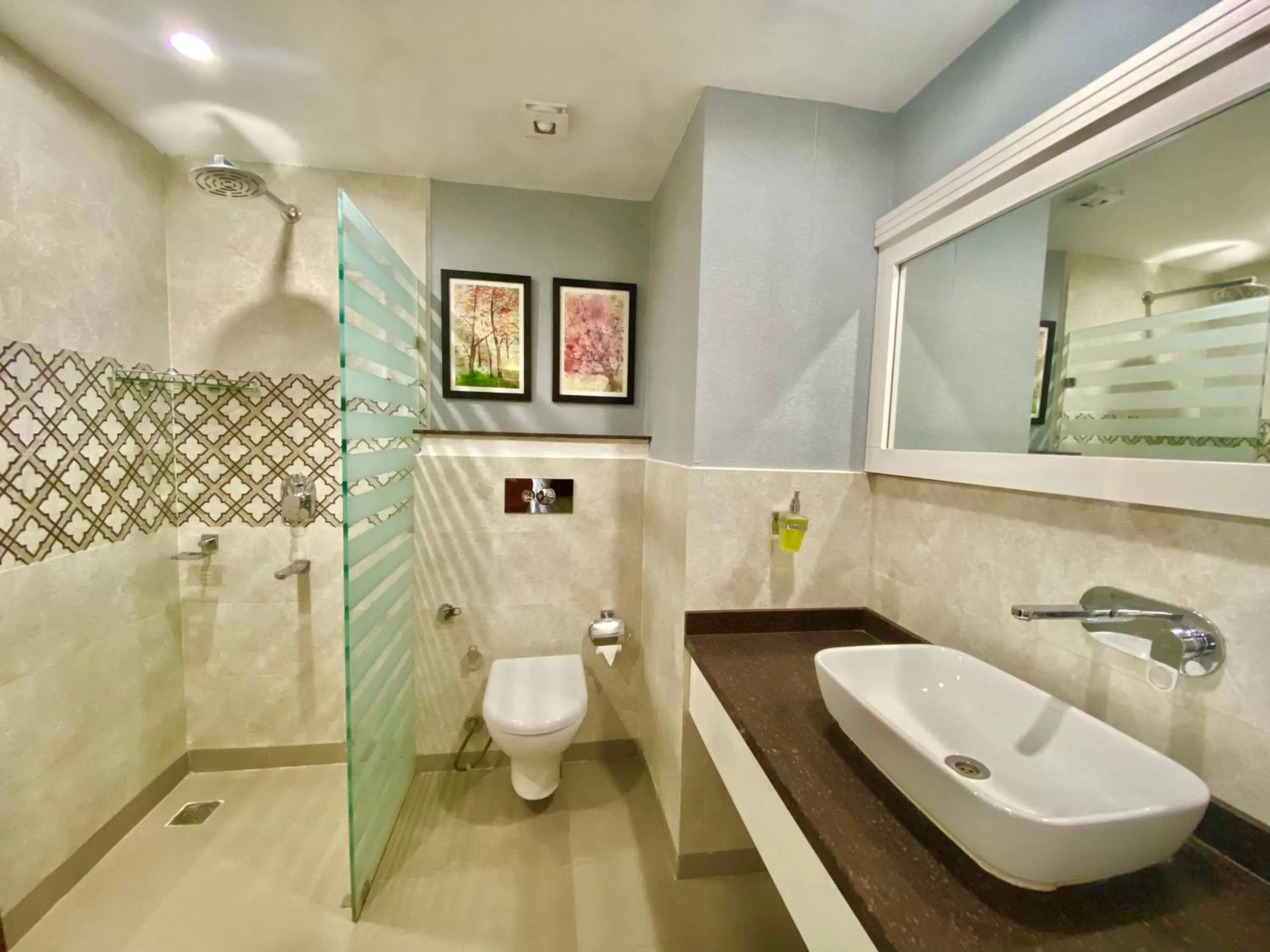 Bathroom in Hotel Green View - Behind Pramarth Niketan