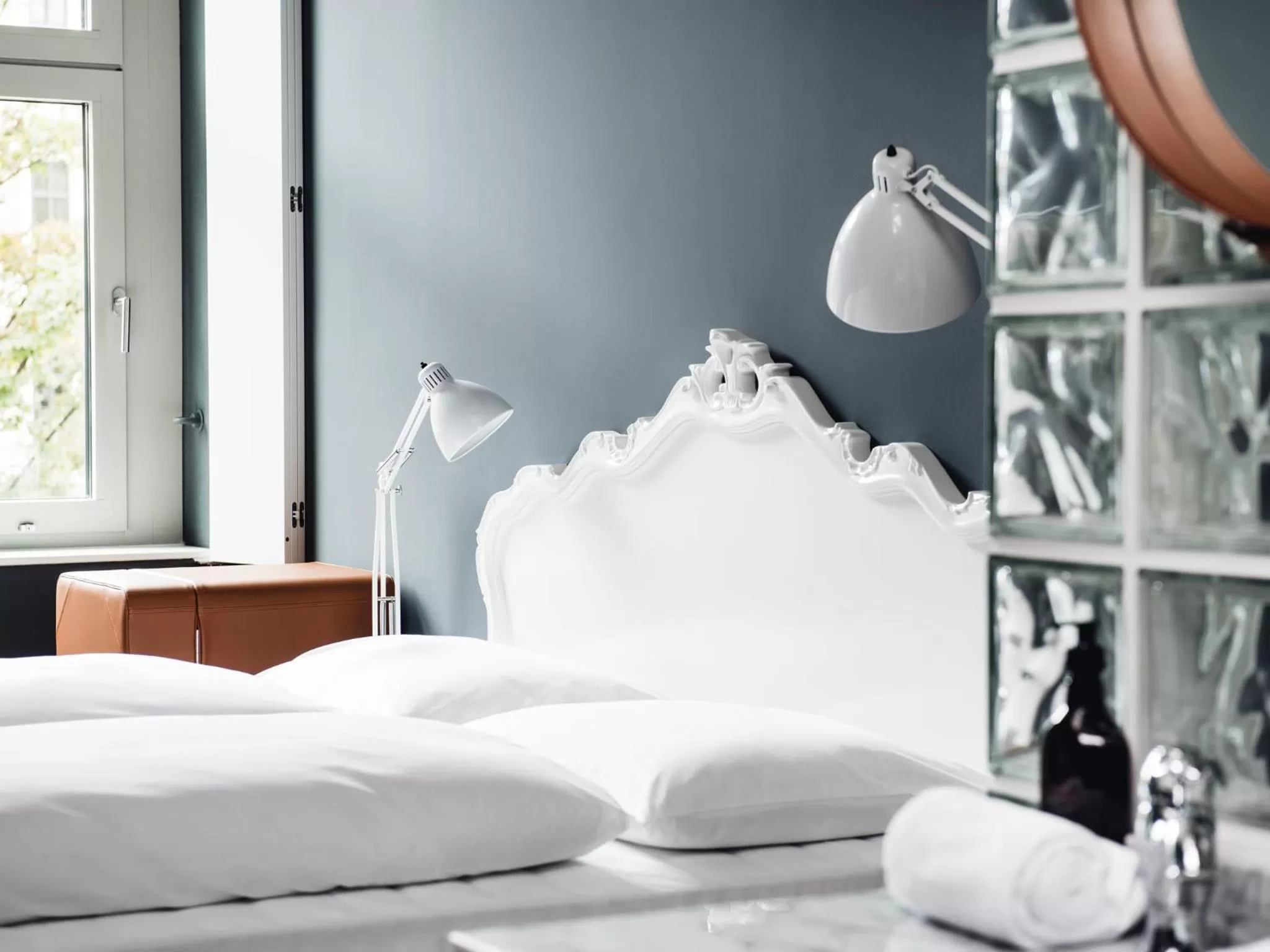 Decorative detail, Bed in Grand Ferdinand Vienna – Your Hotel In The City Center