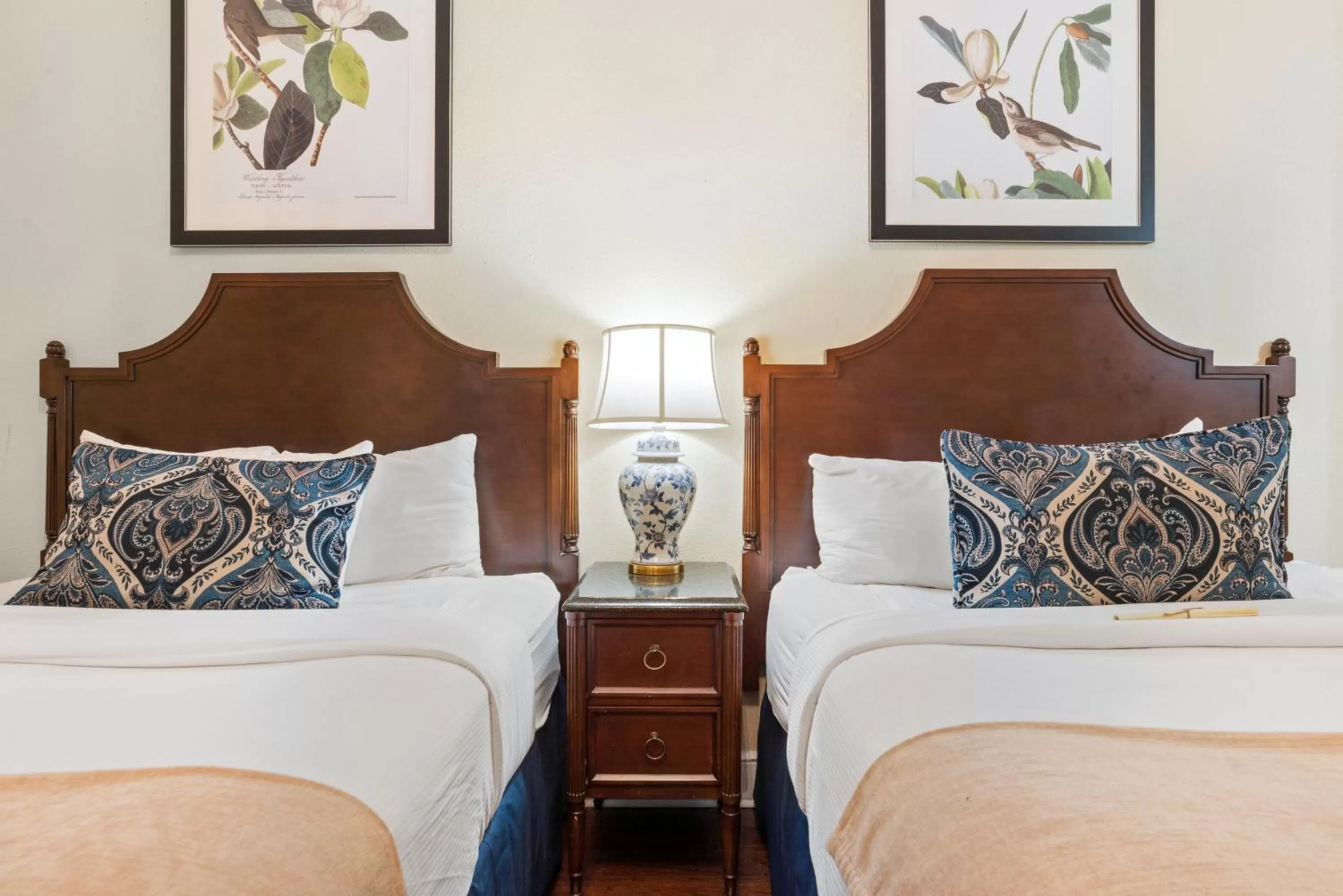 Bed in Andrew Jackson Hotel French Quarter