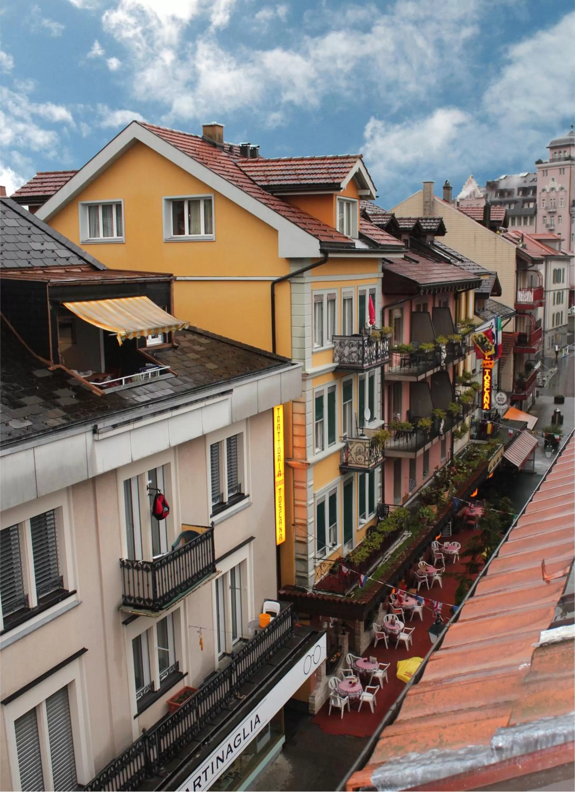 Bird's eye view in Hotel Weisses Kreuz