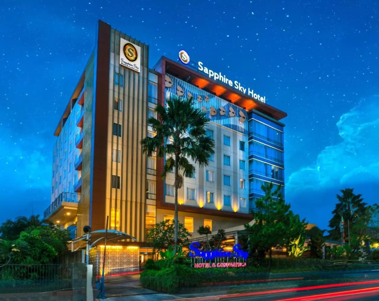 Property building in Sapphire Sky Hotel & Conference
