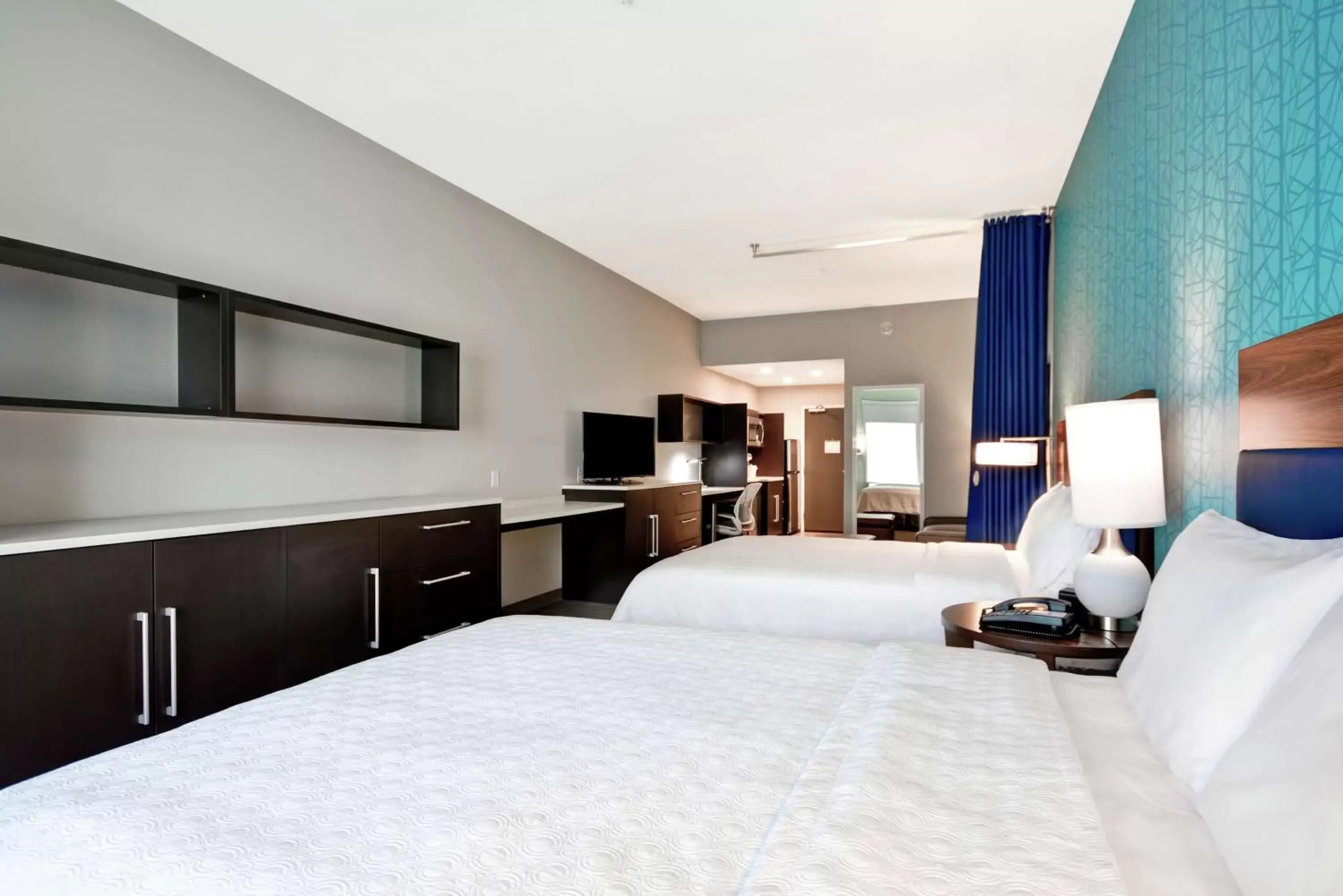 Queen Studio with Two Queen Beds - Mobility Access/Non-Smoking in Home2 Suites Pensacola I-10 At North Davis Hwy Queen Studio with Two Queen Beds - Mobility Access/Non-Smoking in Home2 Suites Pensacola I-10 At North Davis Hwy