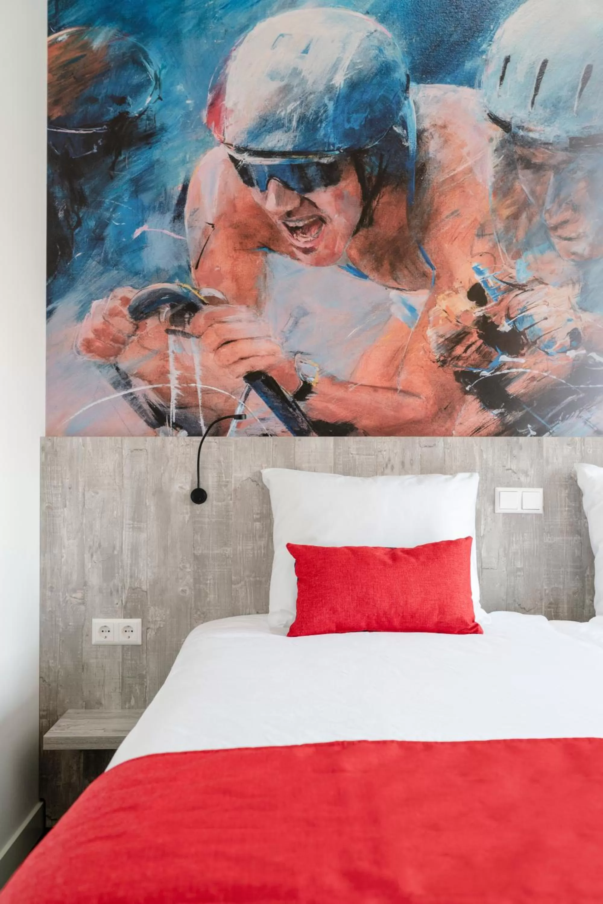 Bedroom, Bed in ibis Styles Almere