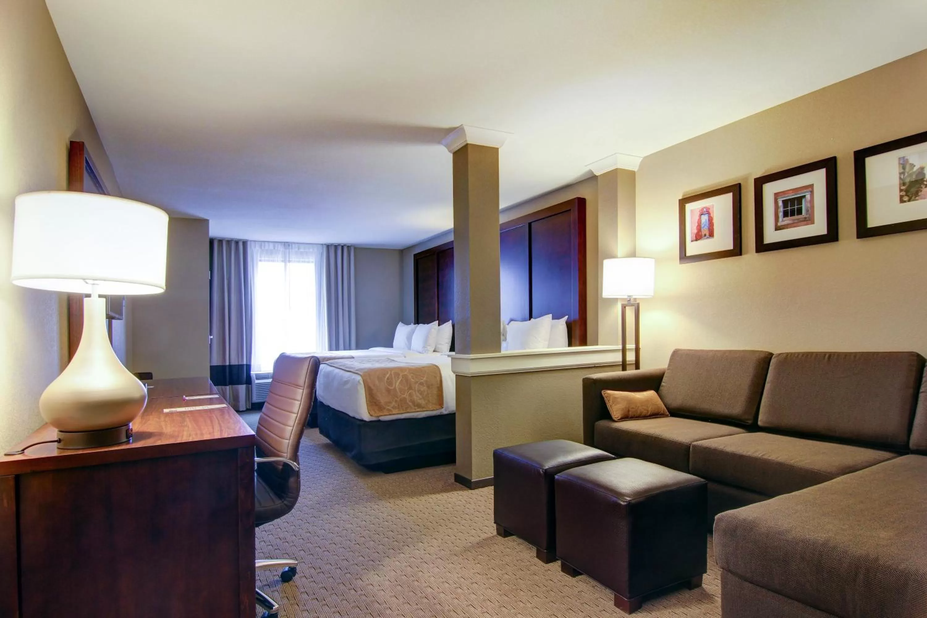 Queen Suite with Two Queen Beds and Sofa Bed - Non-Smoking in Comfort Suites Carlsbad