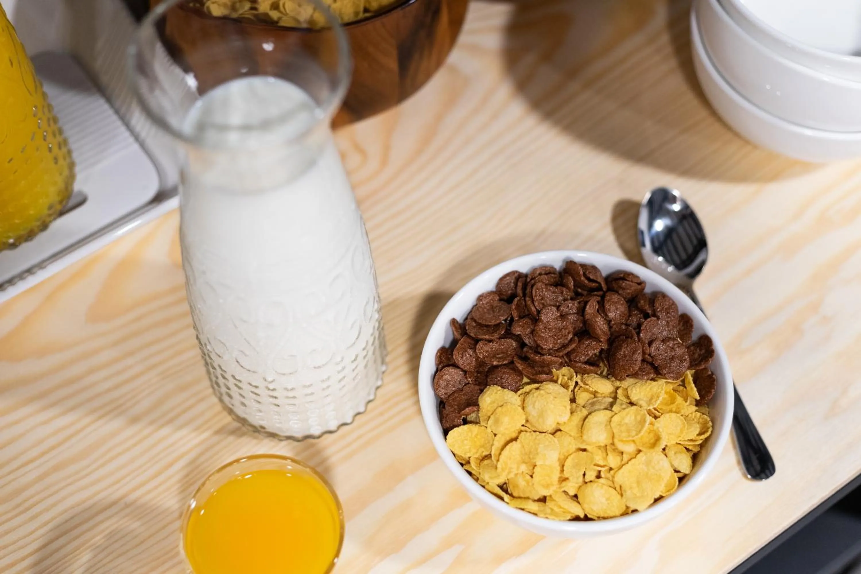 Continental breakfast in Warm Window Silom