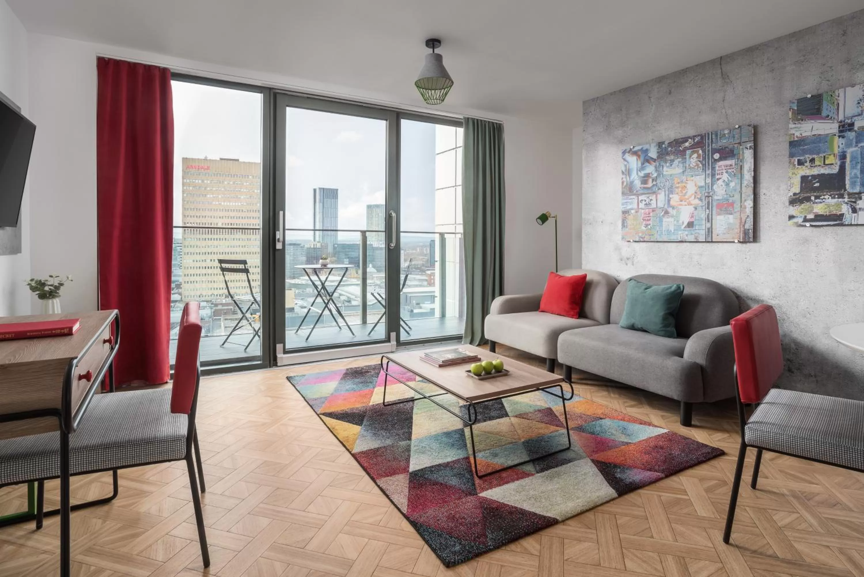 Balcony/Terrace in Church Street by Supercity Aparthotels