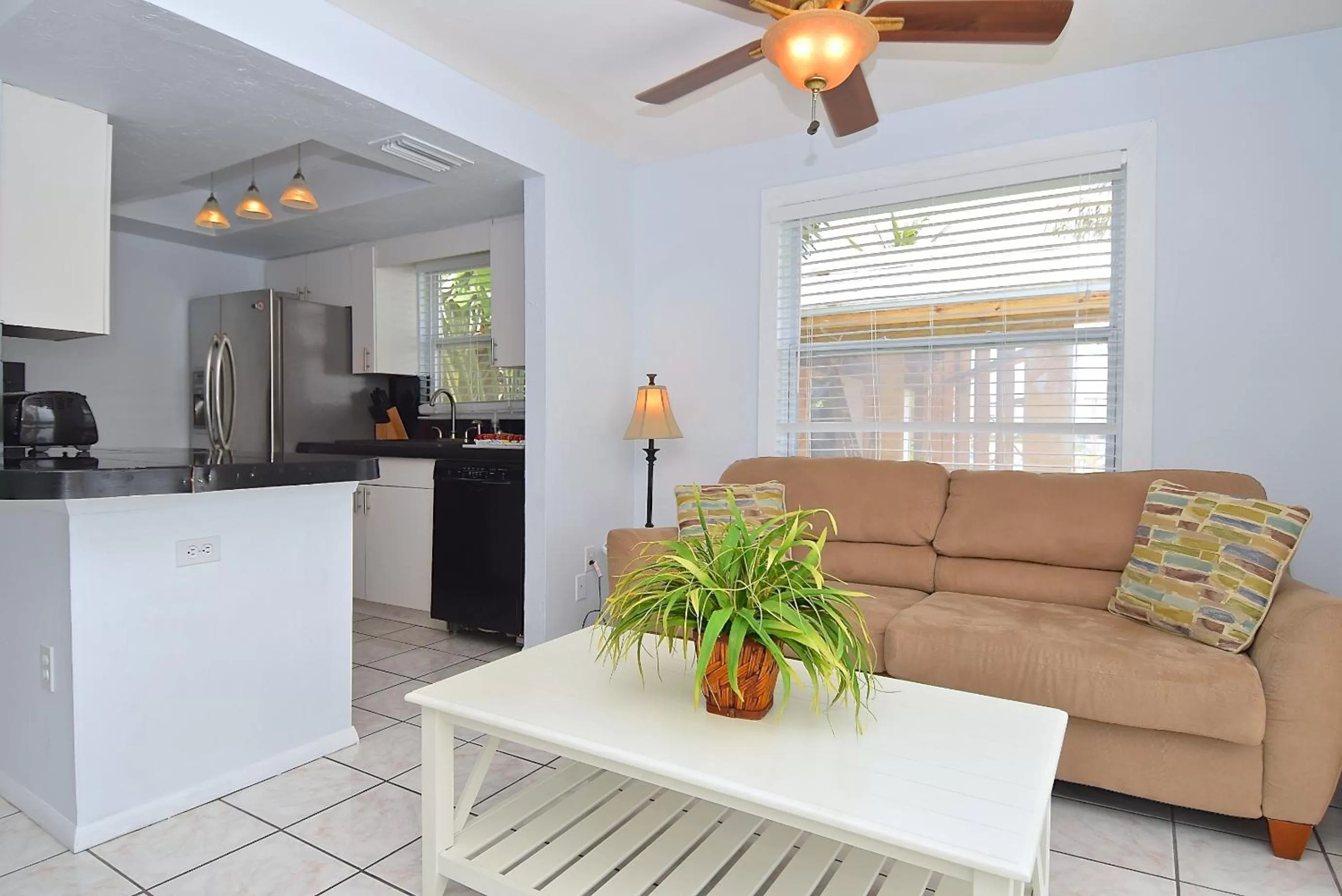 Living room in Turtle Beach Resort