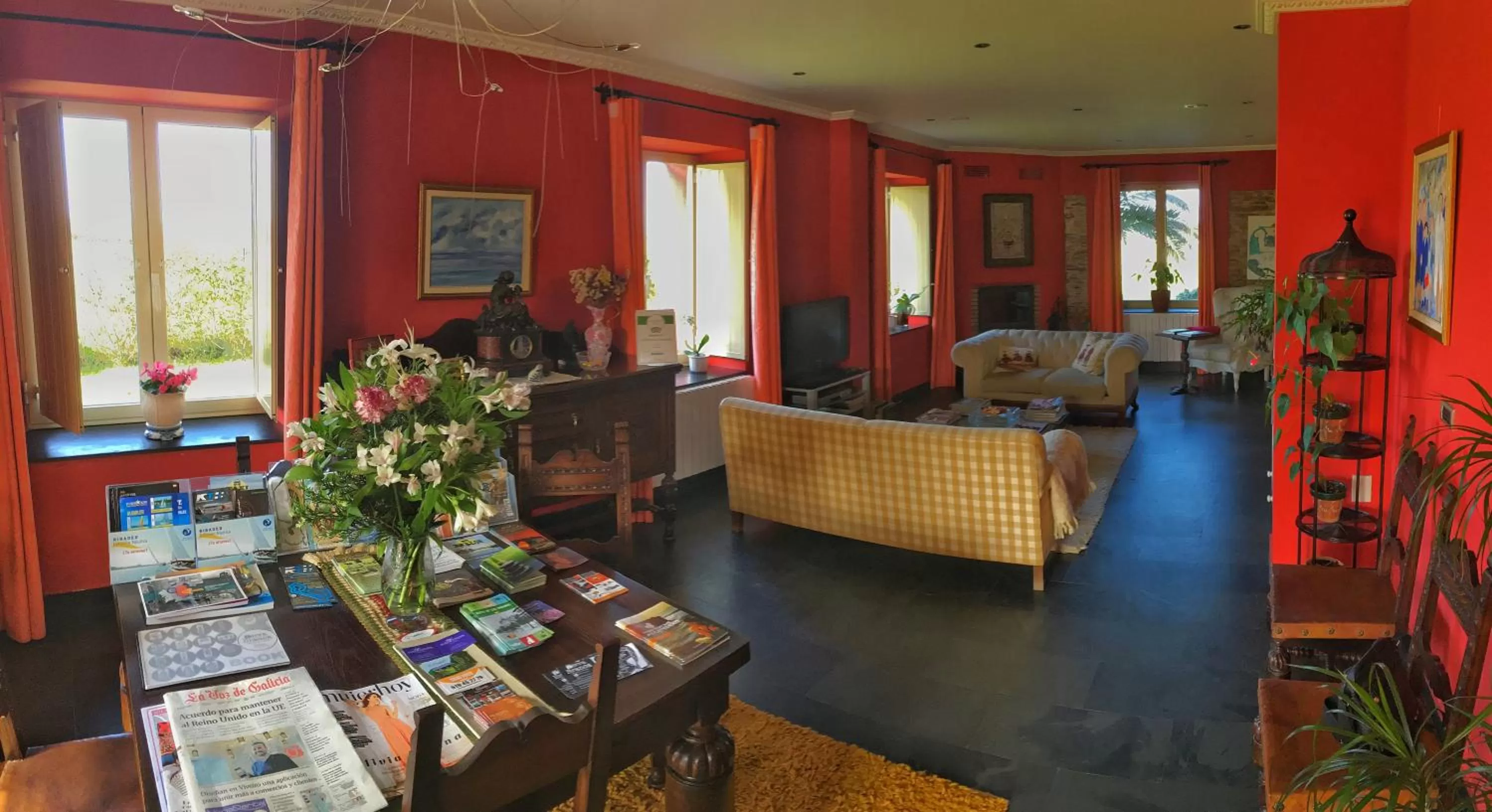 Communal lounge/ TV room in Hotel Mi Norte