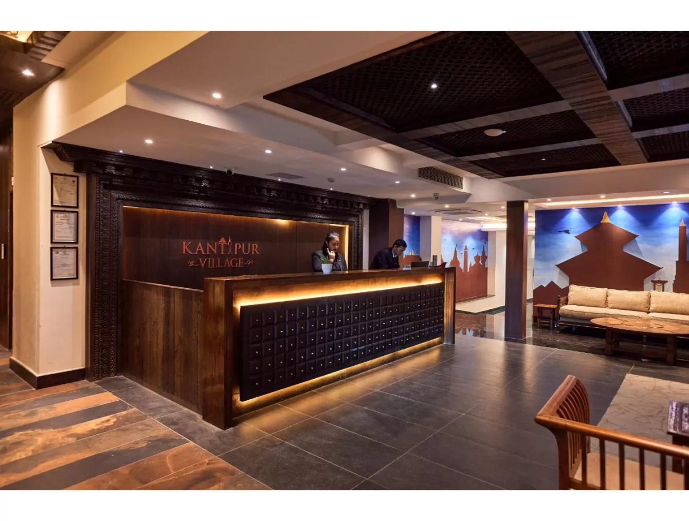 Lobby or reception in Kantipur Village